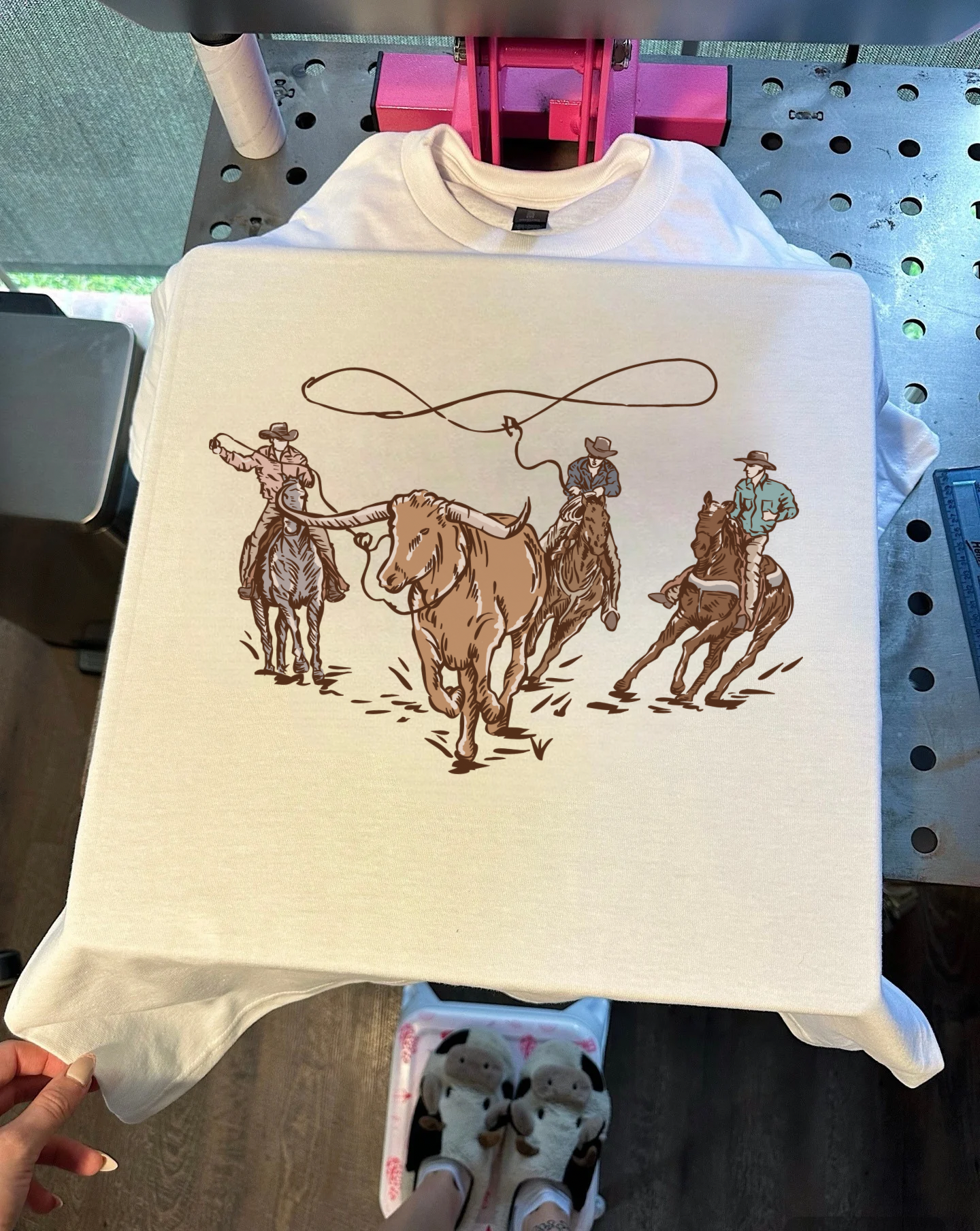 Vintage Cowboys Tee or Crewneck