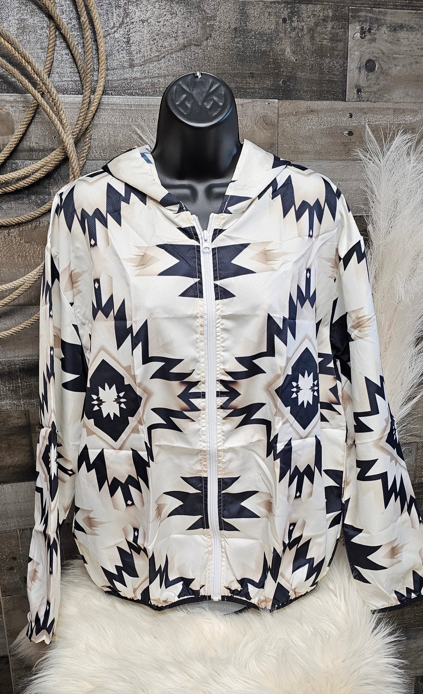 Aztec beach jacket