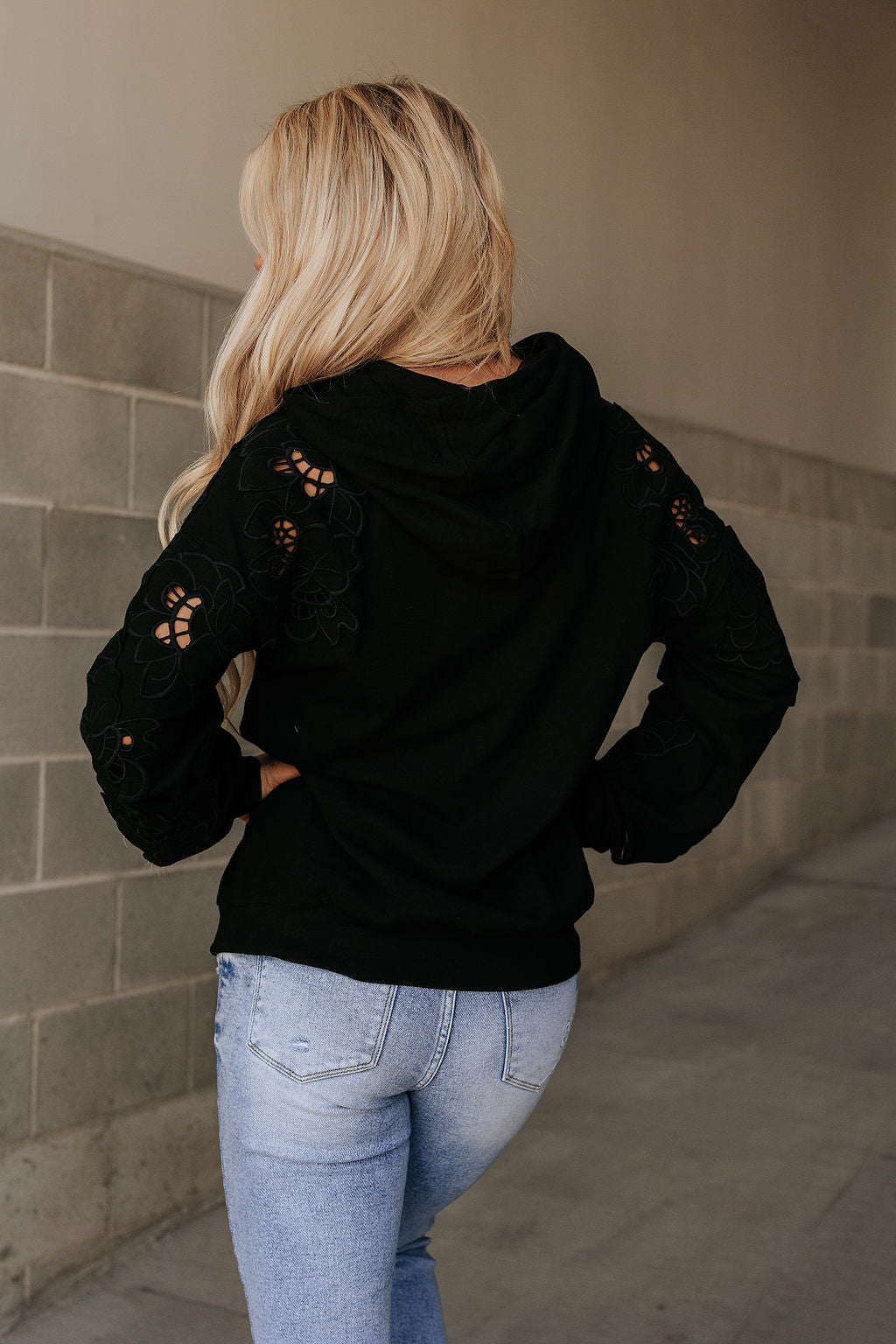 Ampersand Avenue University Hoodie - Love Story Black