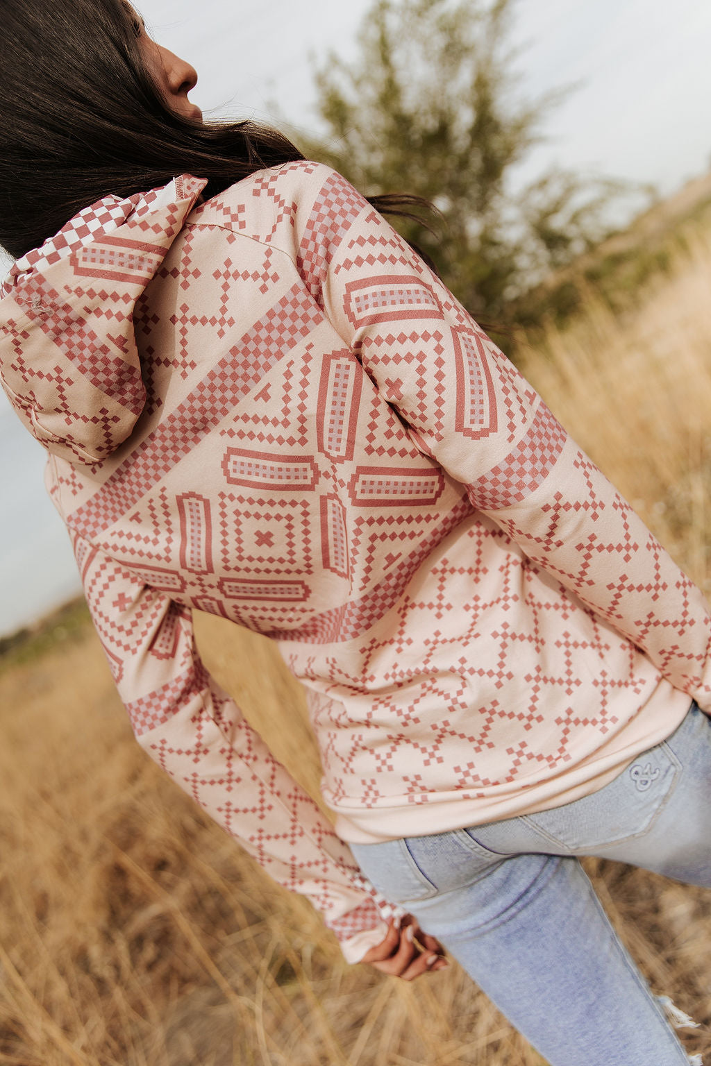 Ampersand Avenue Western DoubleHood™ Sweatshirt - Prairie Princess