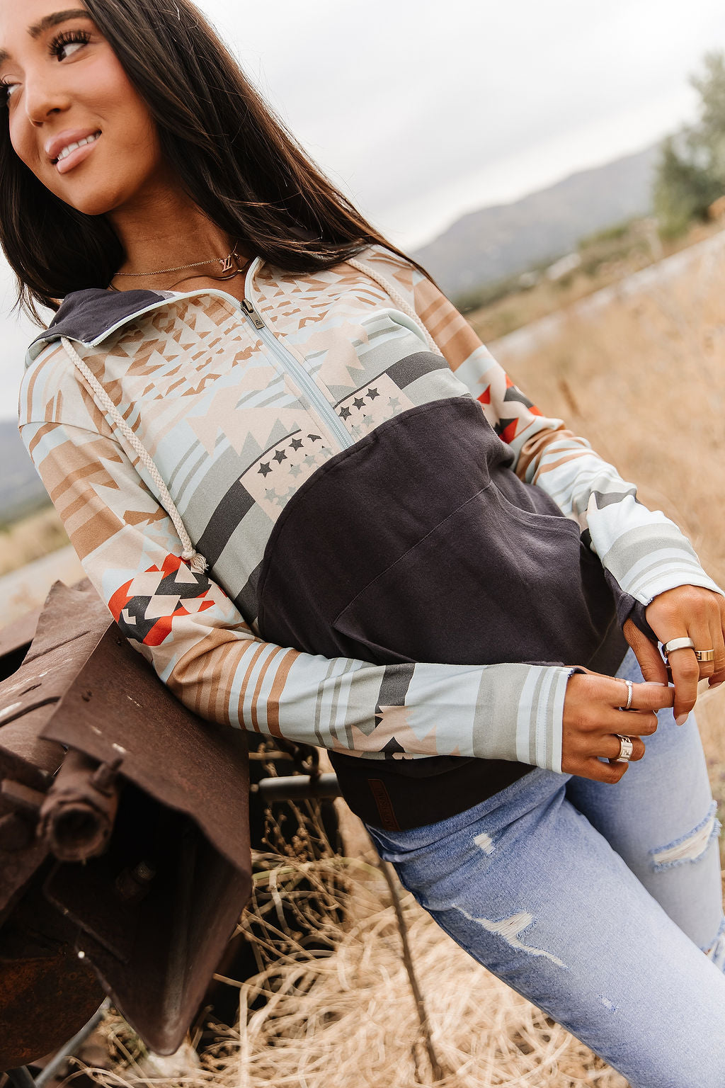 Ampersand Avenue HalfZip Sweatshirt - Wrangle It