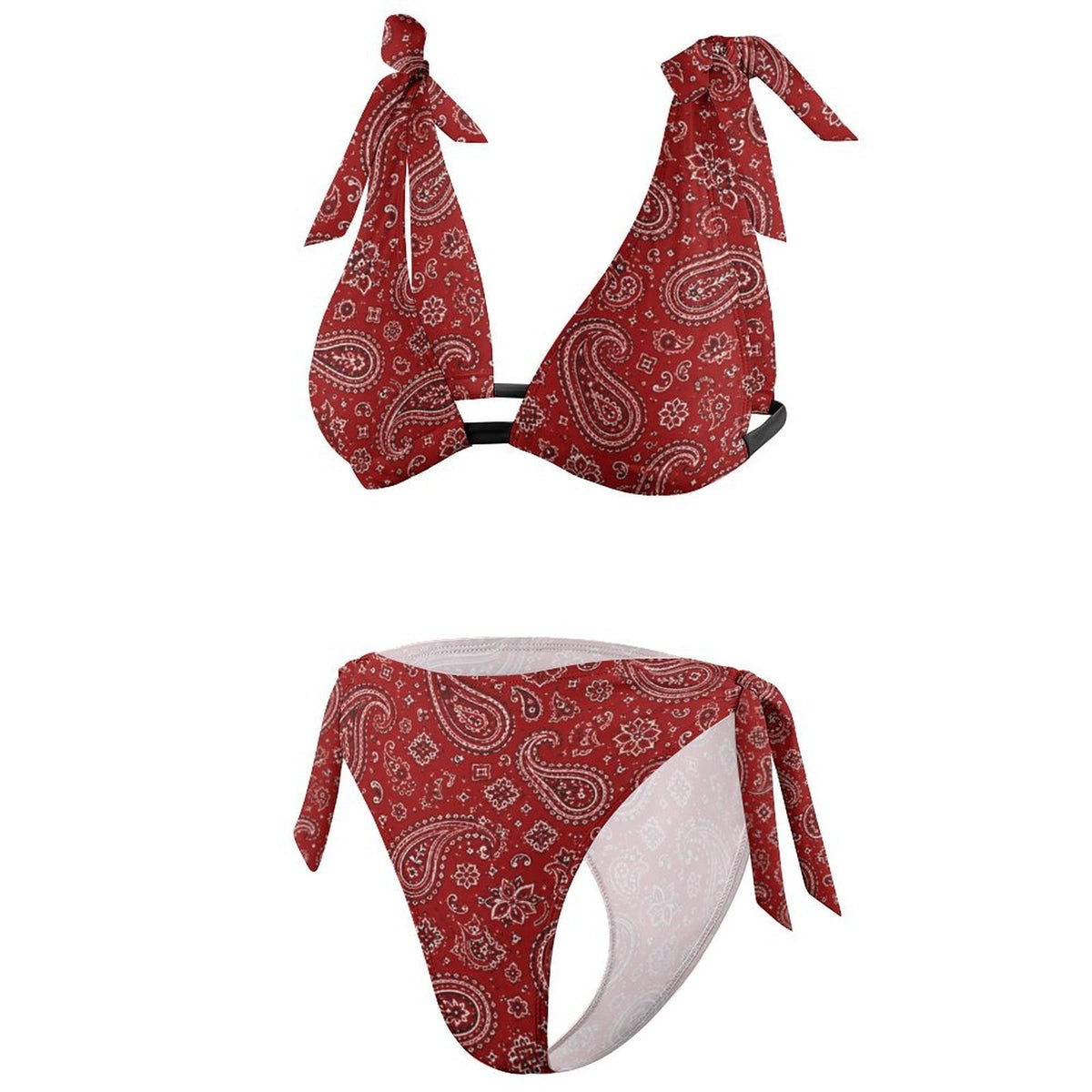 Baha Ranch Sweet Caroline Bandana Print Bikini Set