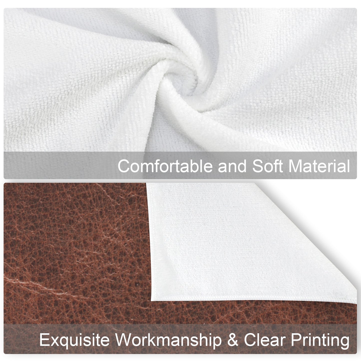 Baha Ranch Tooled Donkey Set of 4 Kitchen Dish Towels Made in America