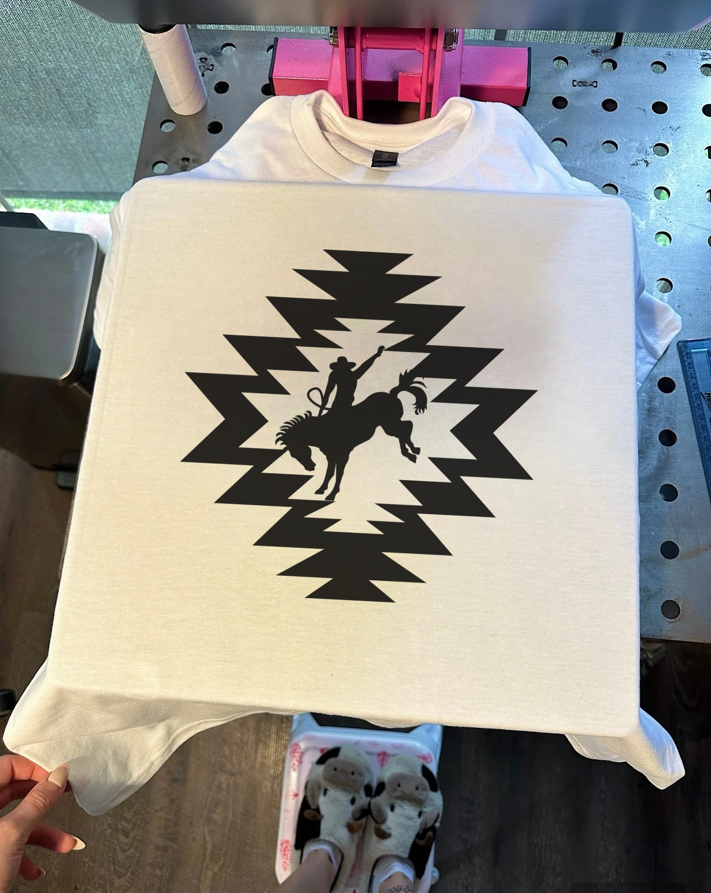 Aztec Bronc TEE or CREWNECK