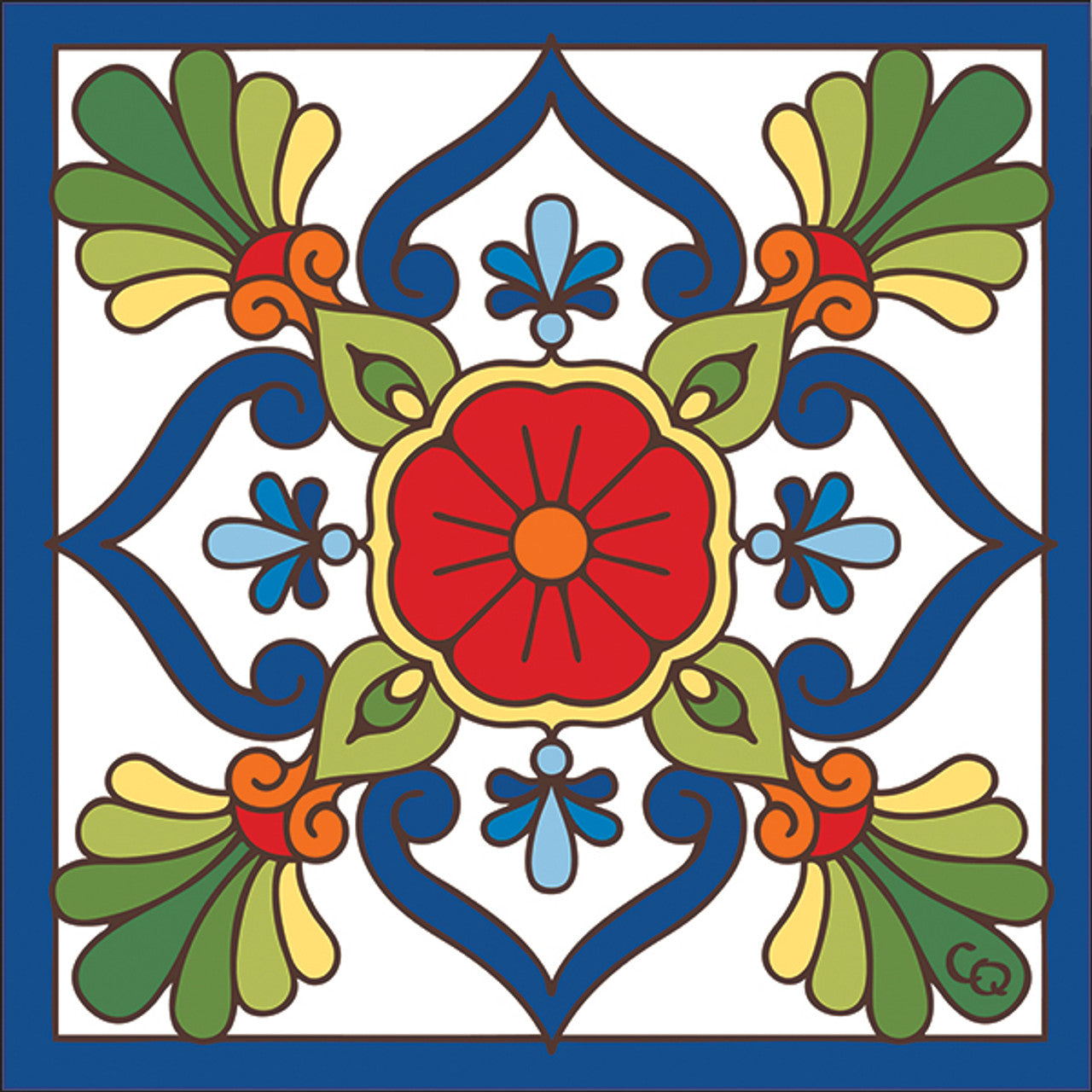 Traditional Talavera Tile