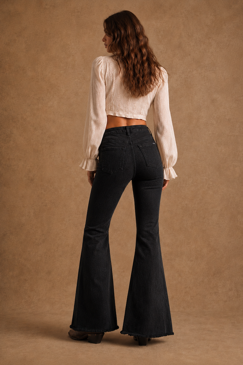 GJG Starlit Glam Bell Bottom Jean