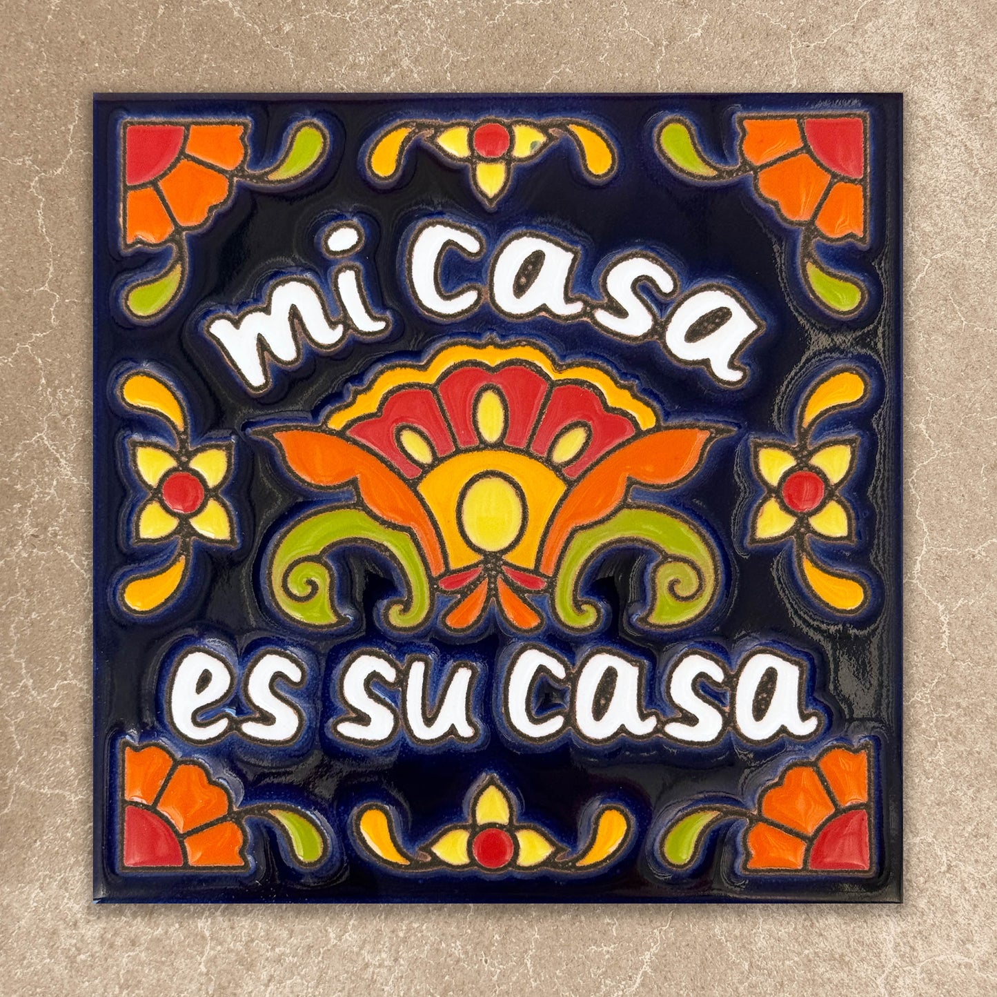 Talavera "Mi Casa es Su Casa" Tile