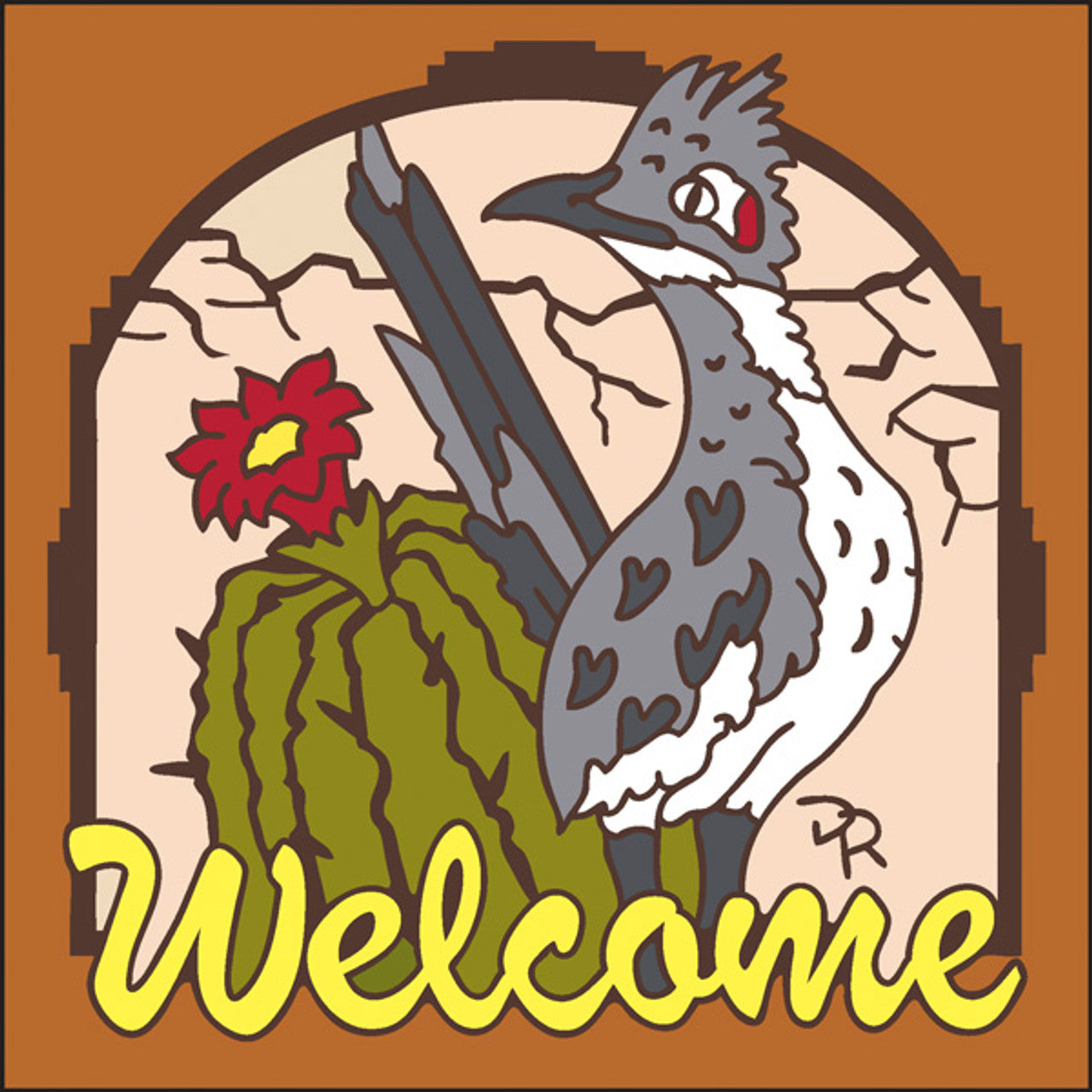 Welcome Roadunner Tile