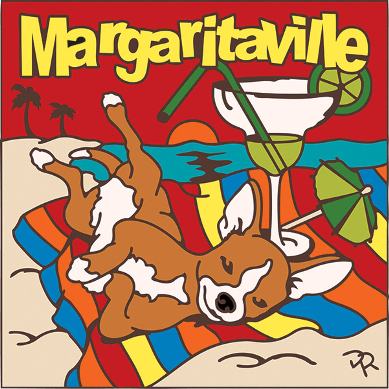 Margaritaville Chihuahua Tile