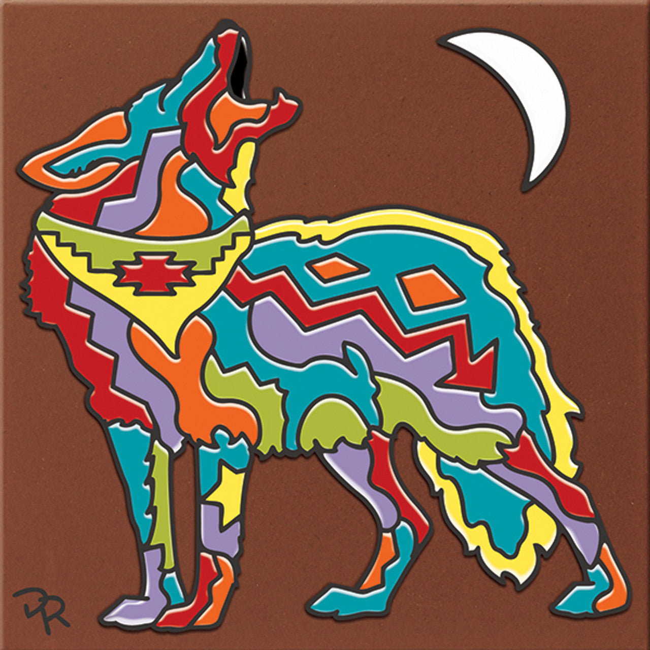 Southwest Coyote Tile