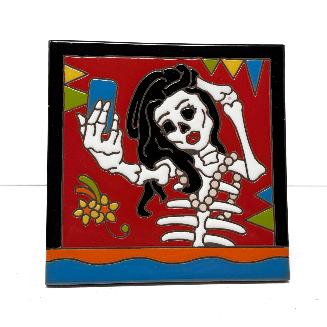 Day of the Dead Selfie Tile