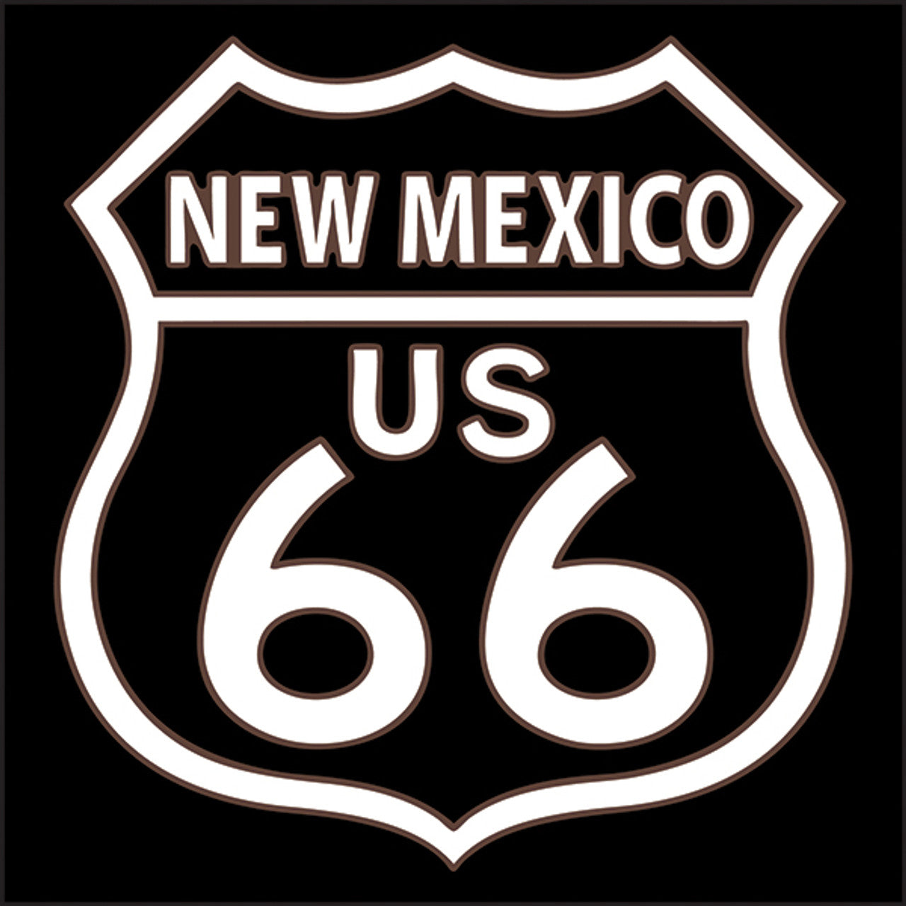 Route 66 New Mexico Sign Tile