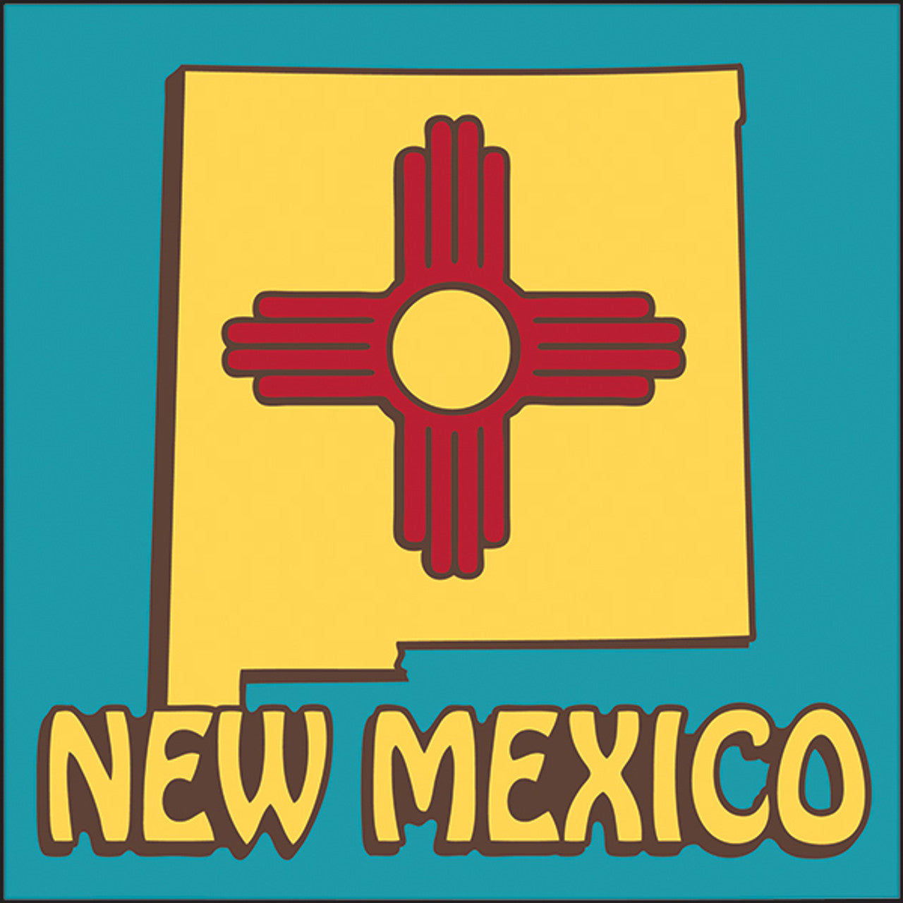 New Mexico State Tile