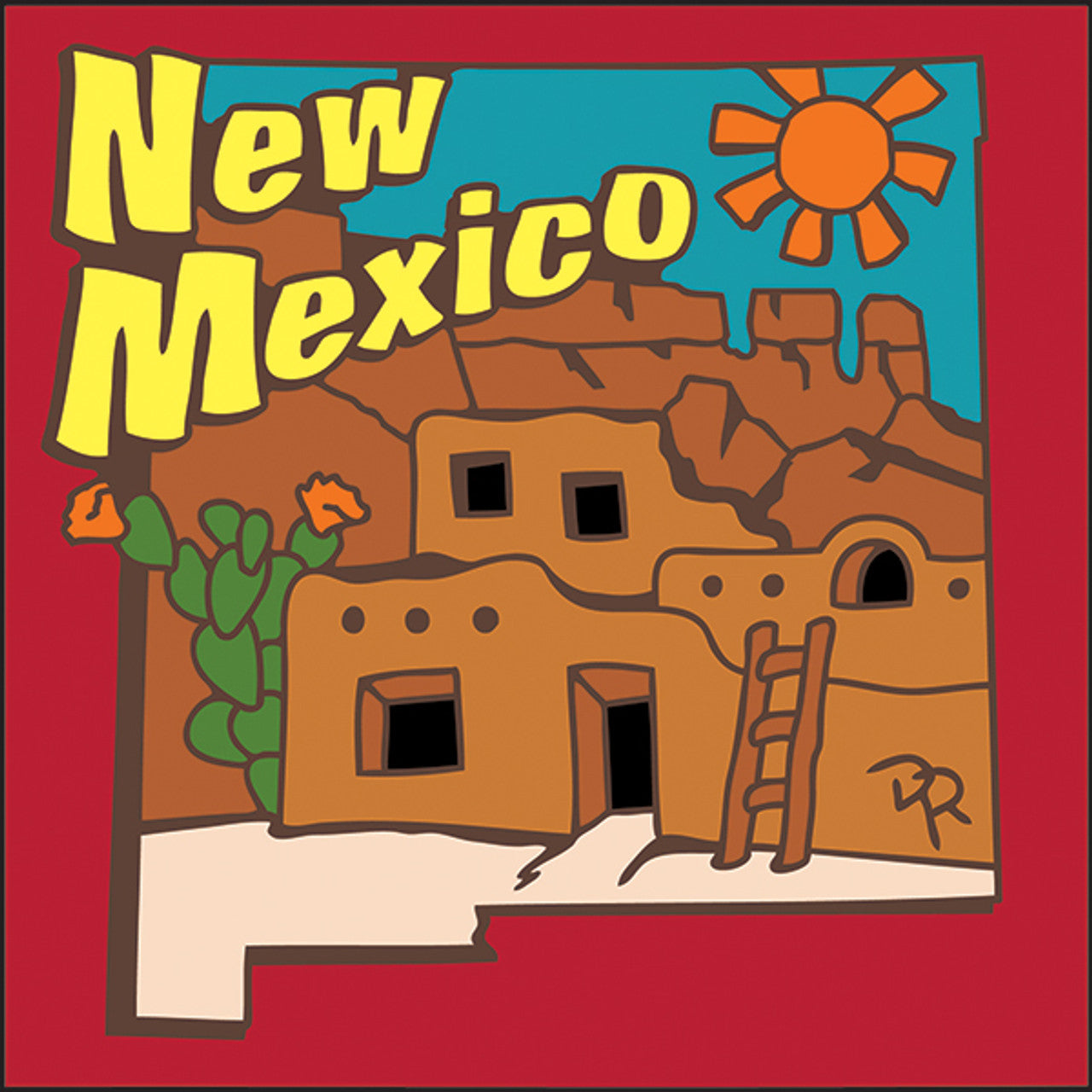 New Mexico Postcard Tile