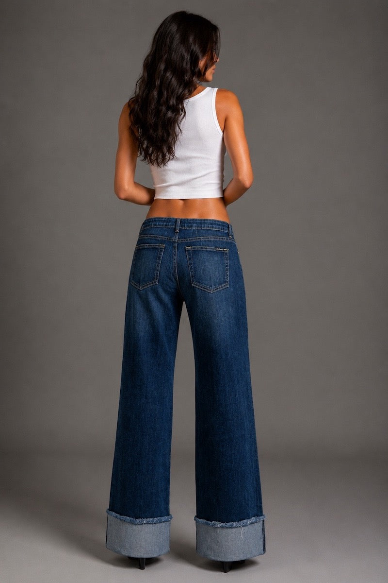 GJG Dakota Drift Low Rise Dark Wash