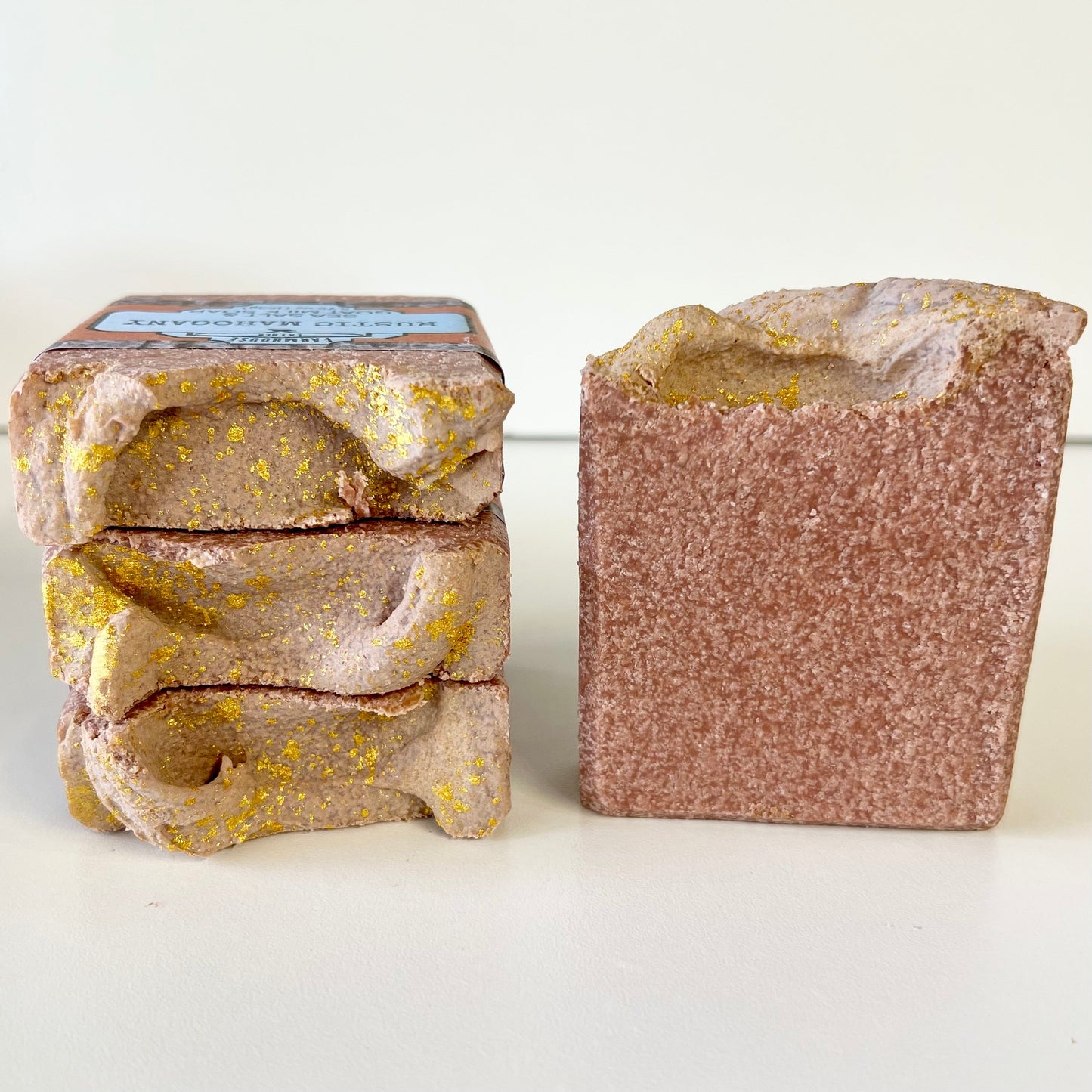 Farmhouse Lather Rustic Mahogany Sea Salt Bar