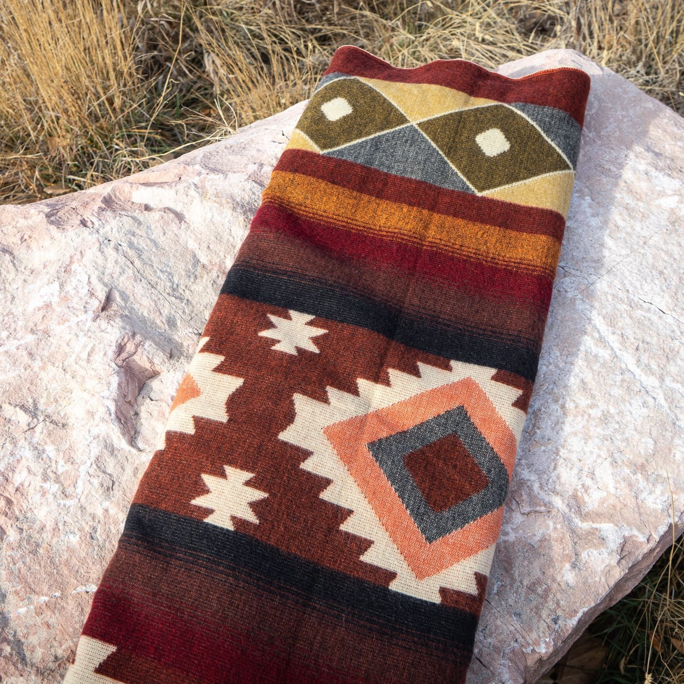 Alpaca Threadz Andean Alpaca Wool Blanket - Western
