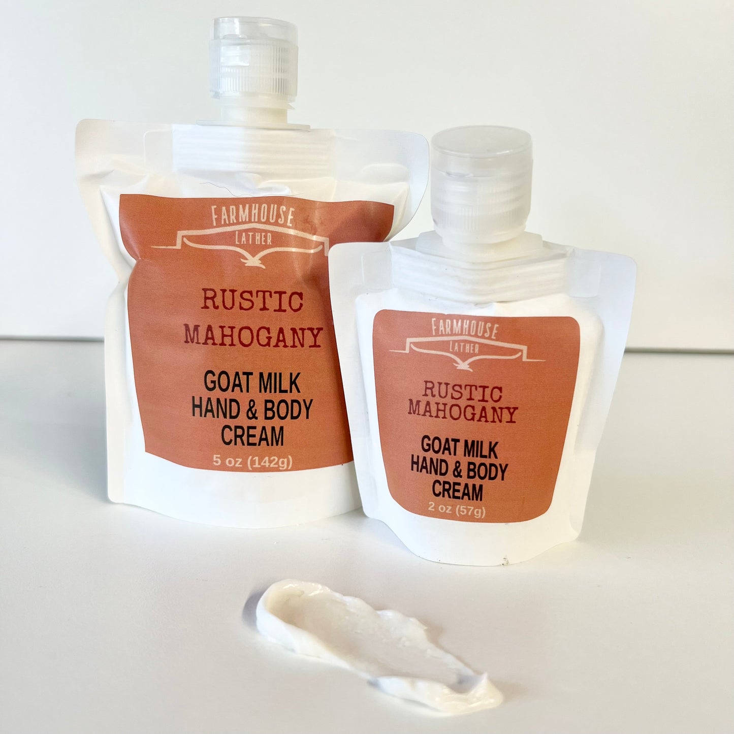 Farmhouse Lather Rustic Mahogany