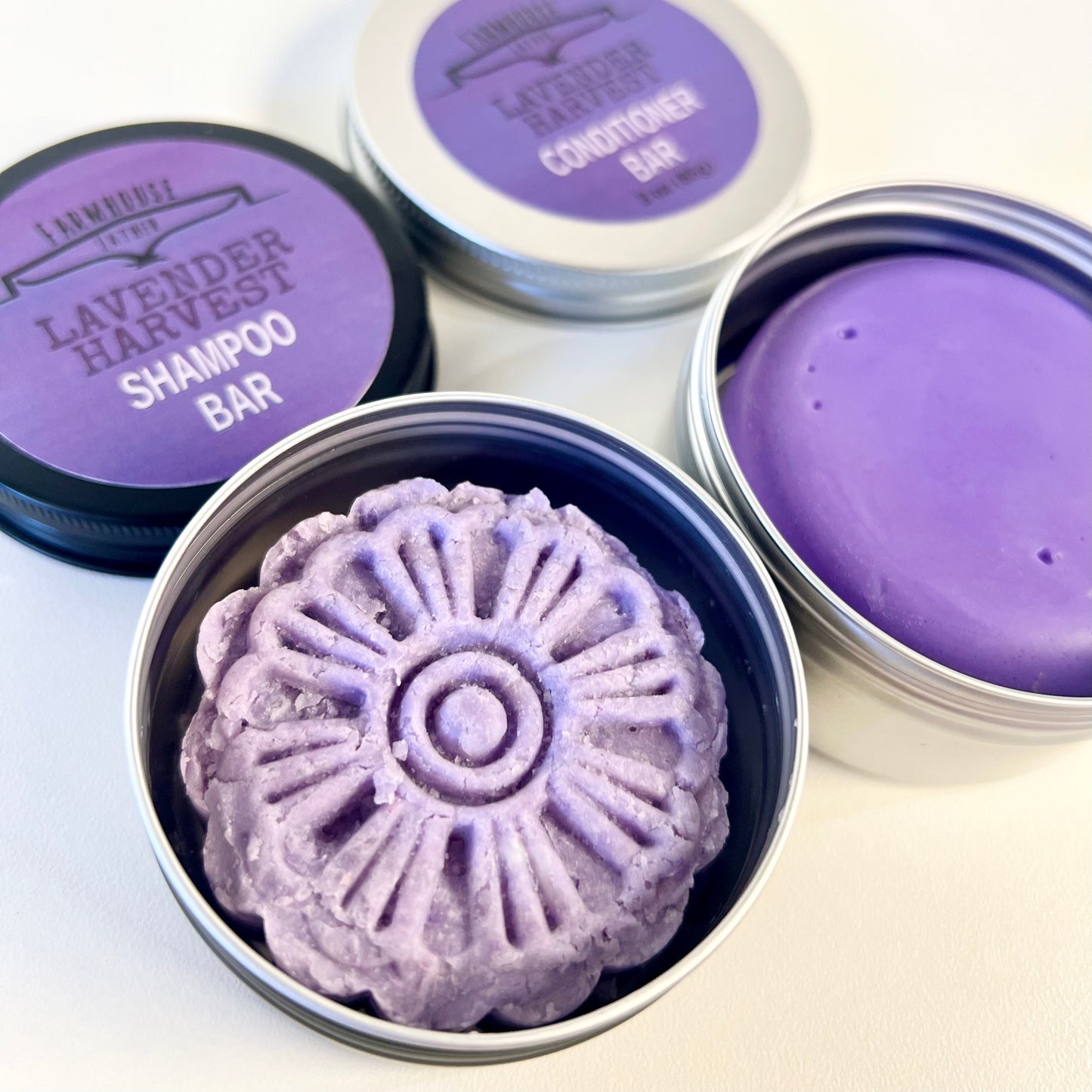 Farmhouse Lather Lavender Harvest Shampoo Bar