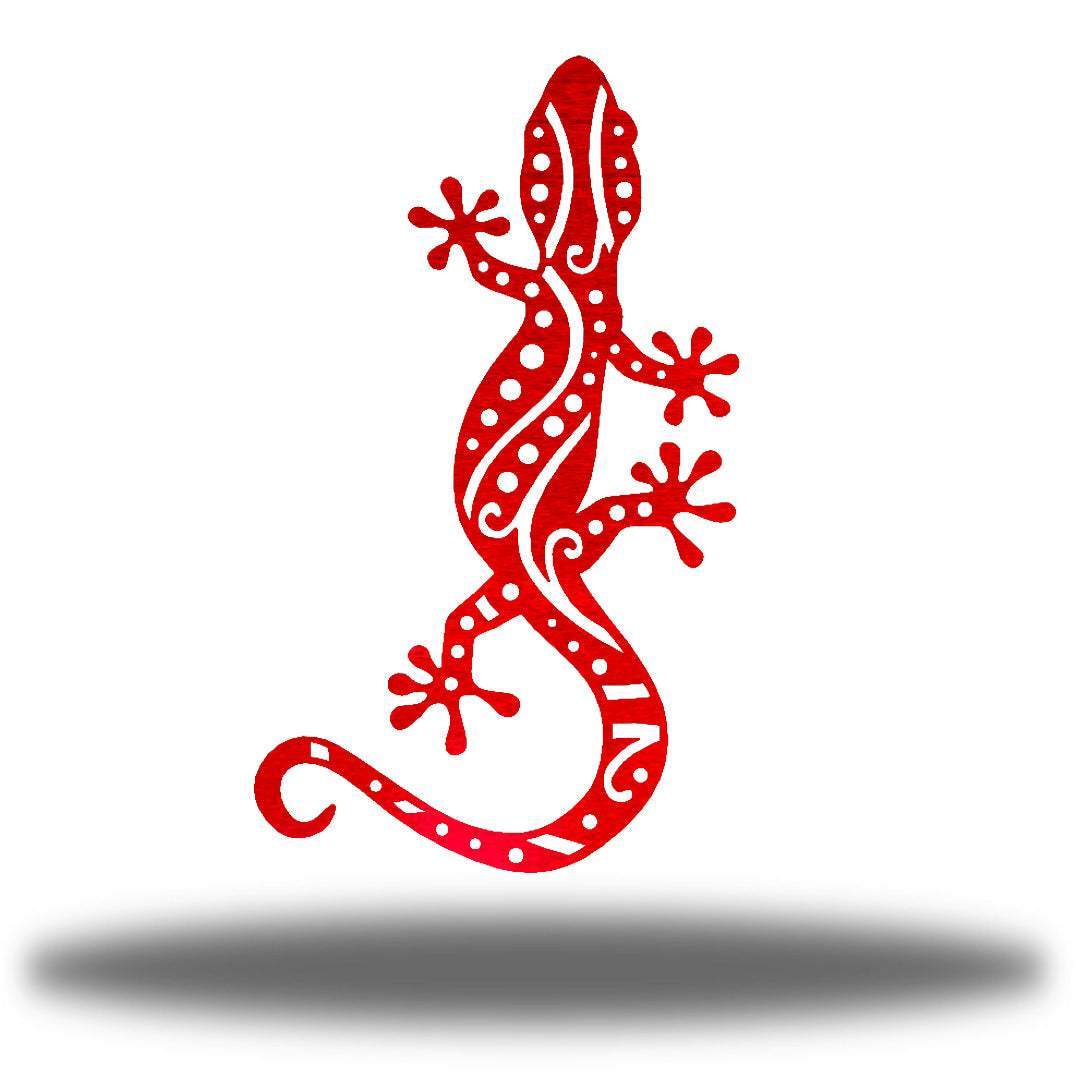 Gecko Fiber Laser Powder Coated Wall Art - Choice of Colors - Made in America