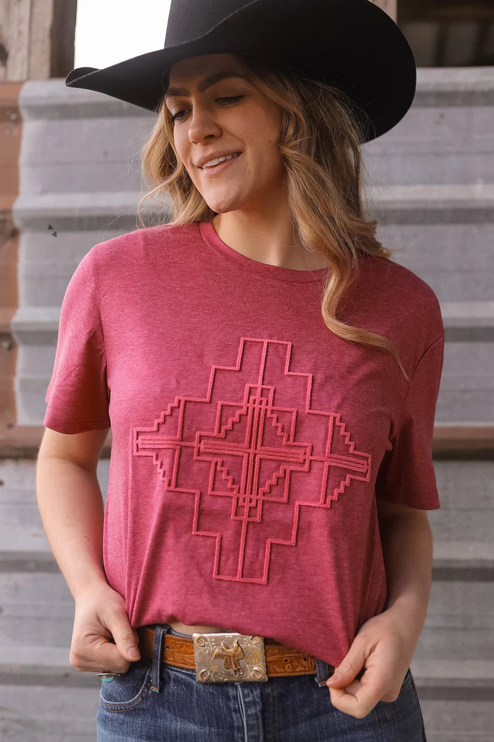 Las Cruces Puffed Print Tee size 3X
