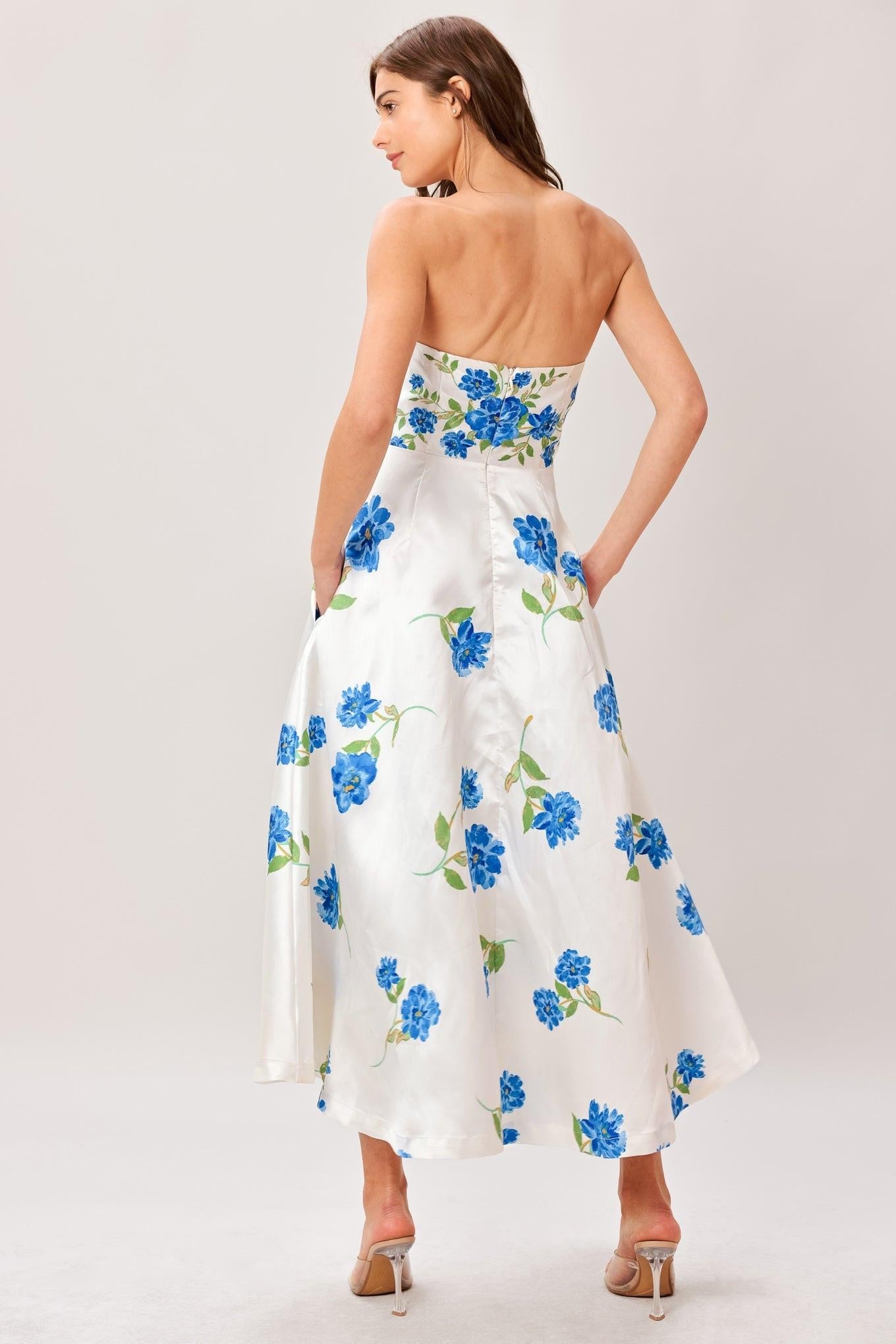 Flying Tomato Garden Muse Woven Midi Dress