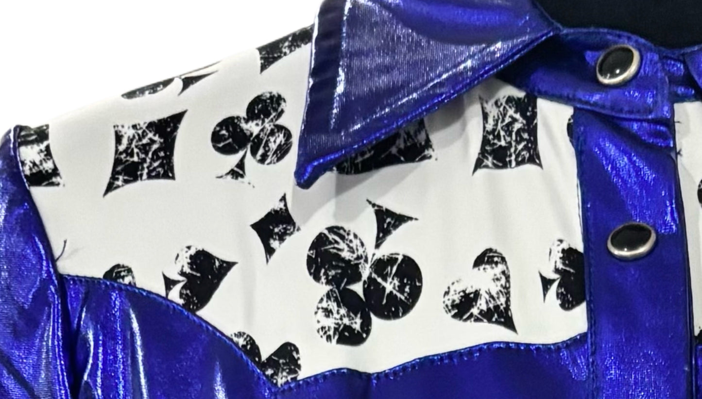 Royal Flush Pearl Snap Rodeo Shirt