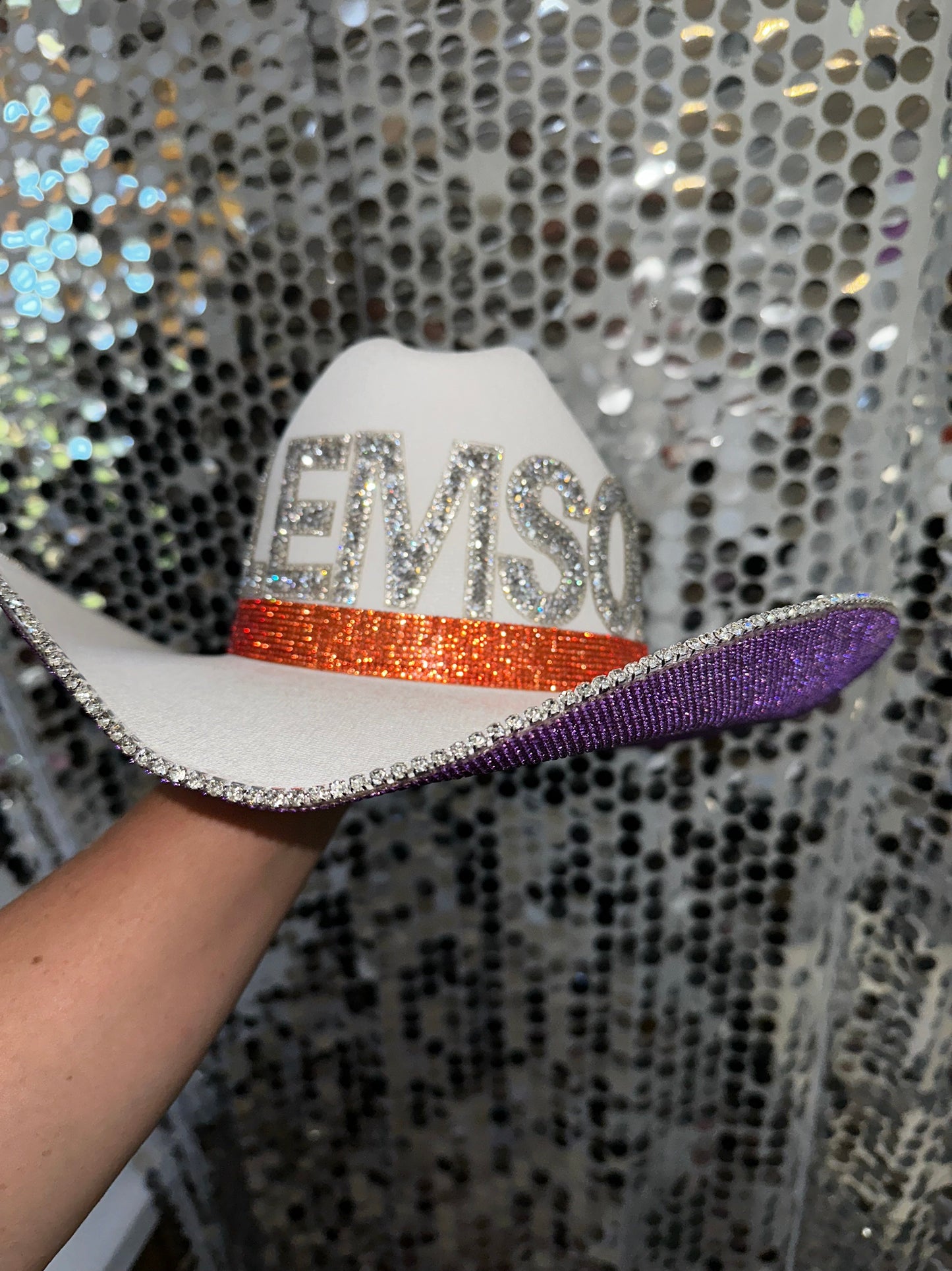 Rhinestone Cowgirls Clemson Tigers Hat