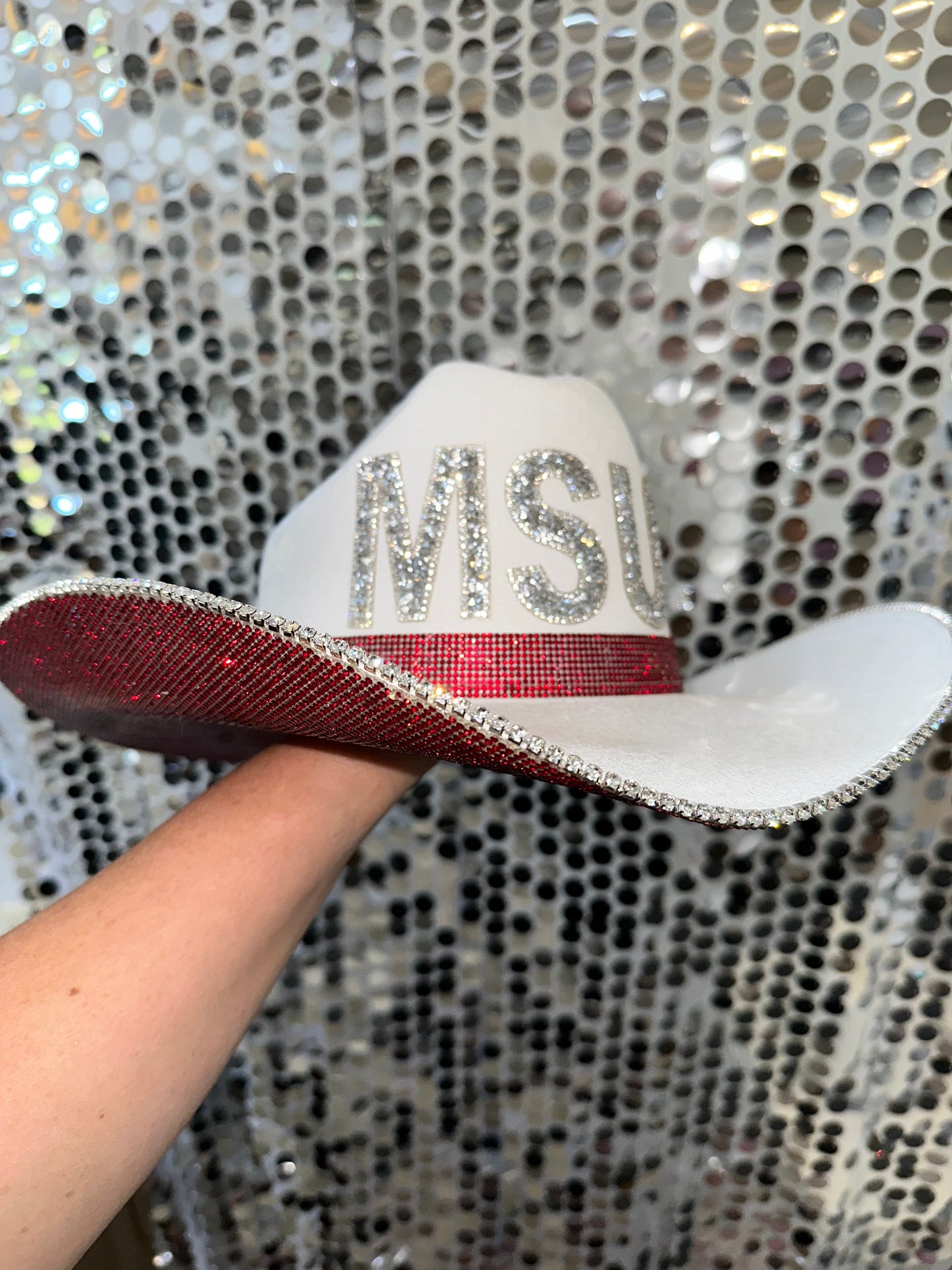 Rhinestone Cowgirl Hat Mississippi State University