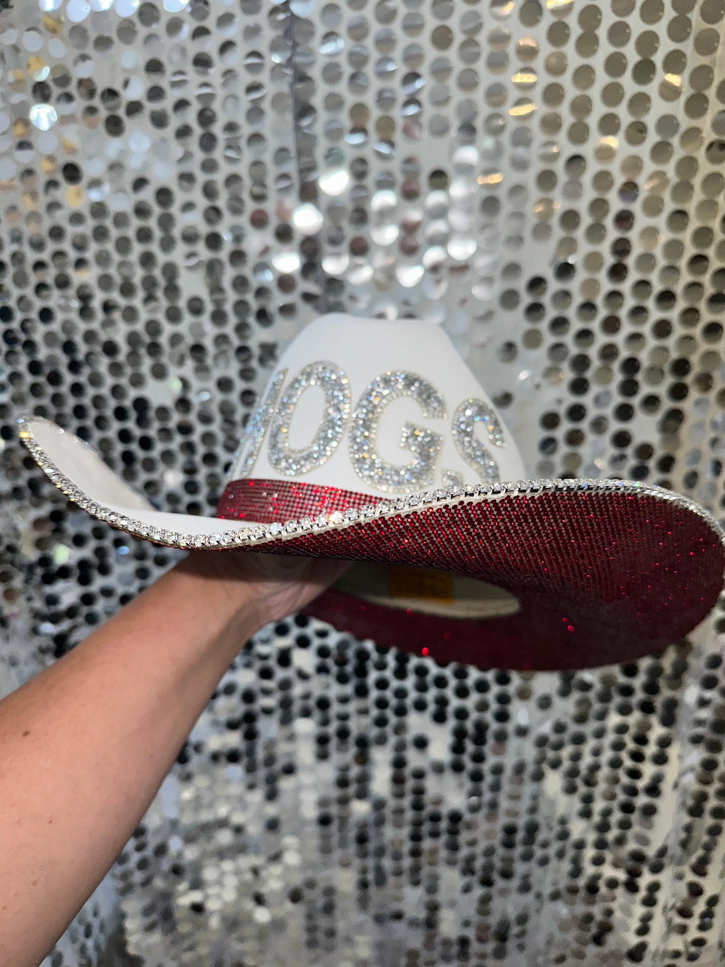 Rhinestone Cowgirl University of Arkansas Hat