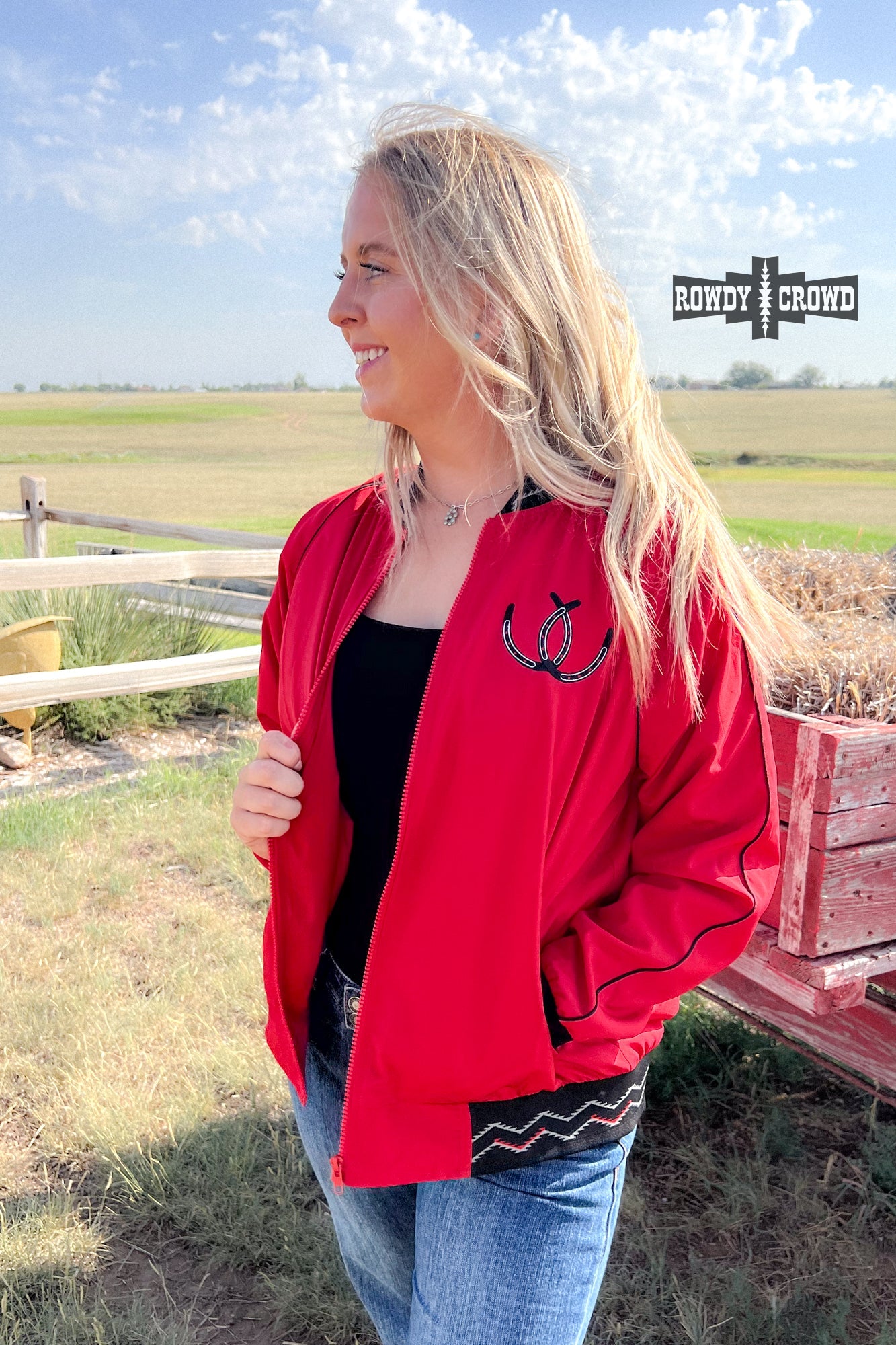 Buckaroo Bomber Jacket Baha Ranch Western Wear