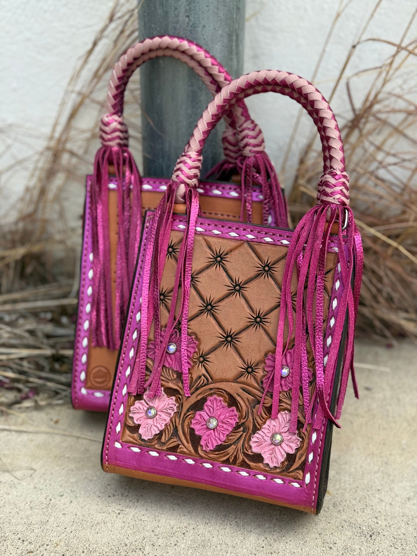 Alamo Saddlery The Card Handbags- Malibu Barbie TASSEL