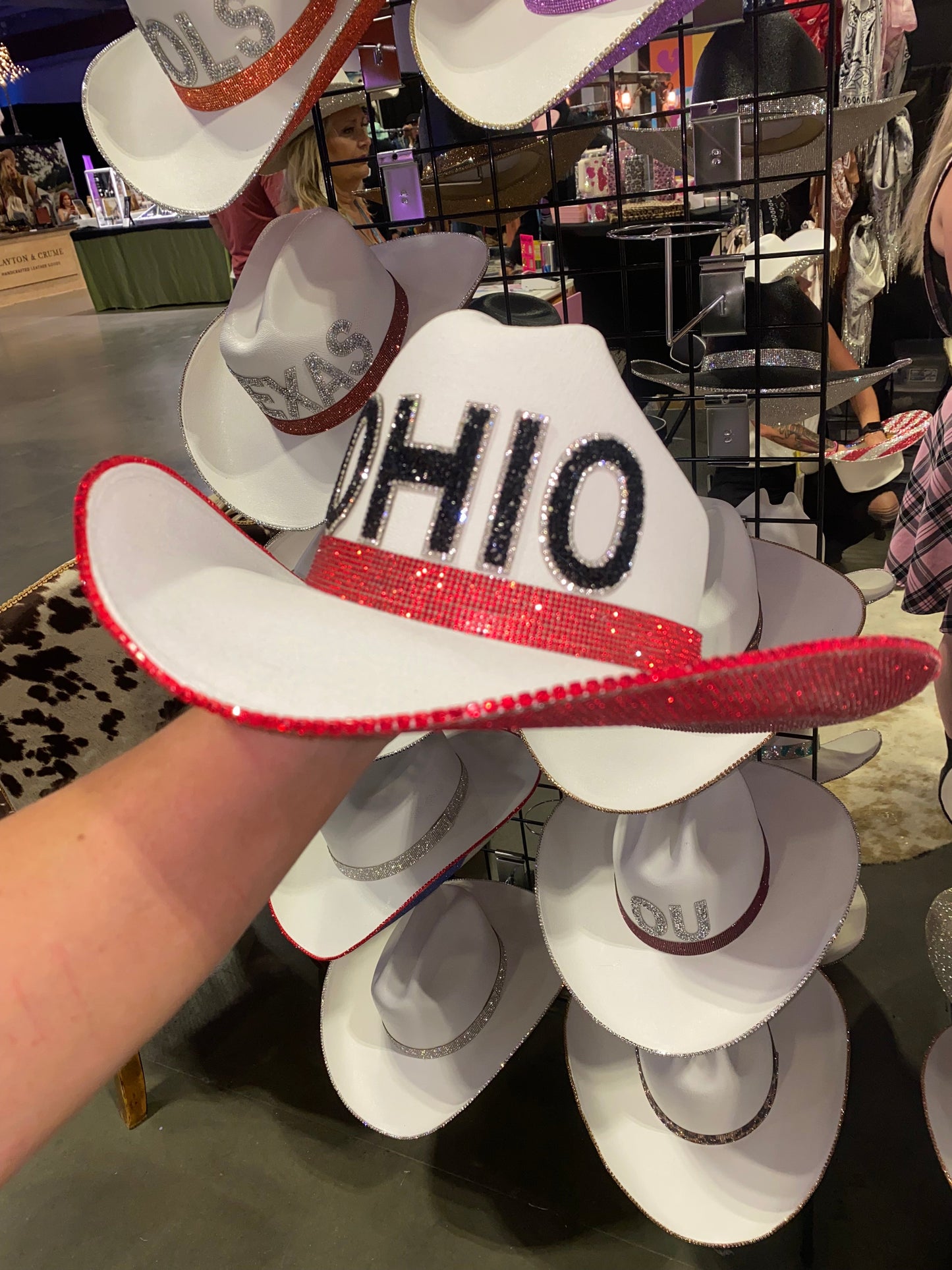Rhinestone Cowgirl Ohio State Football Hat