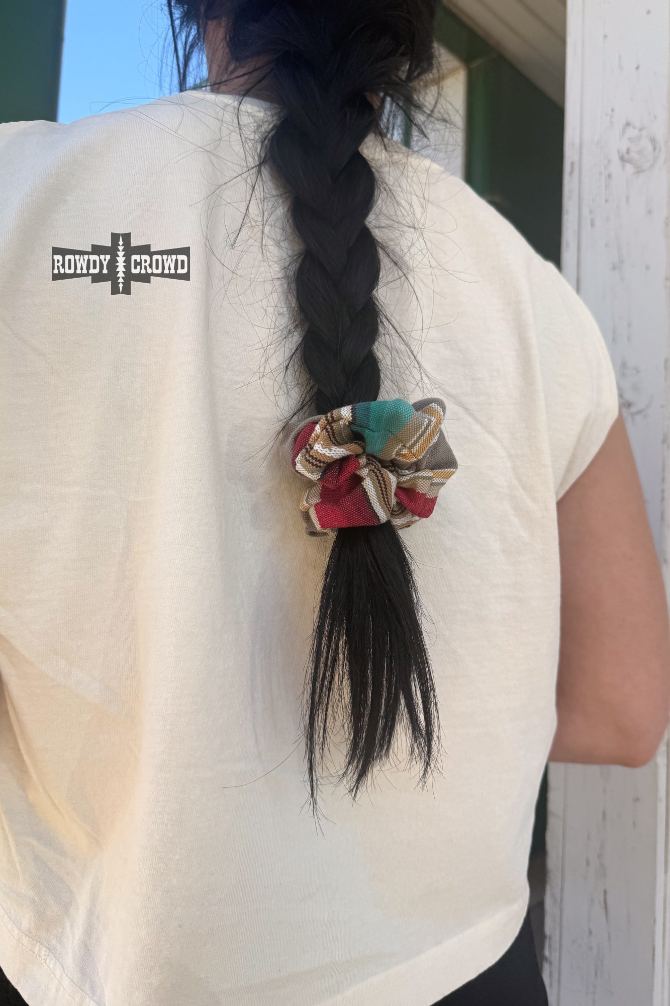 Serape Smoke Scrunchie