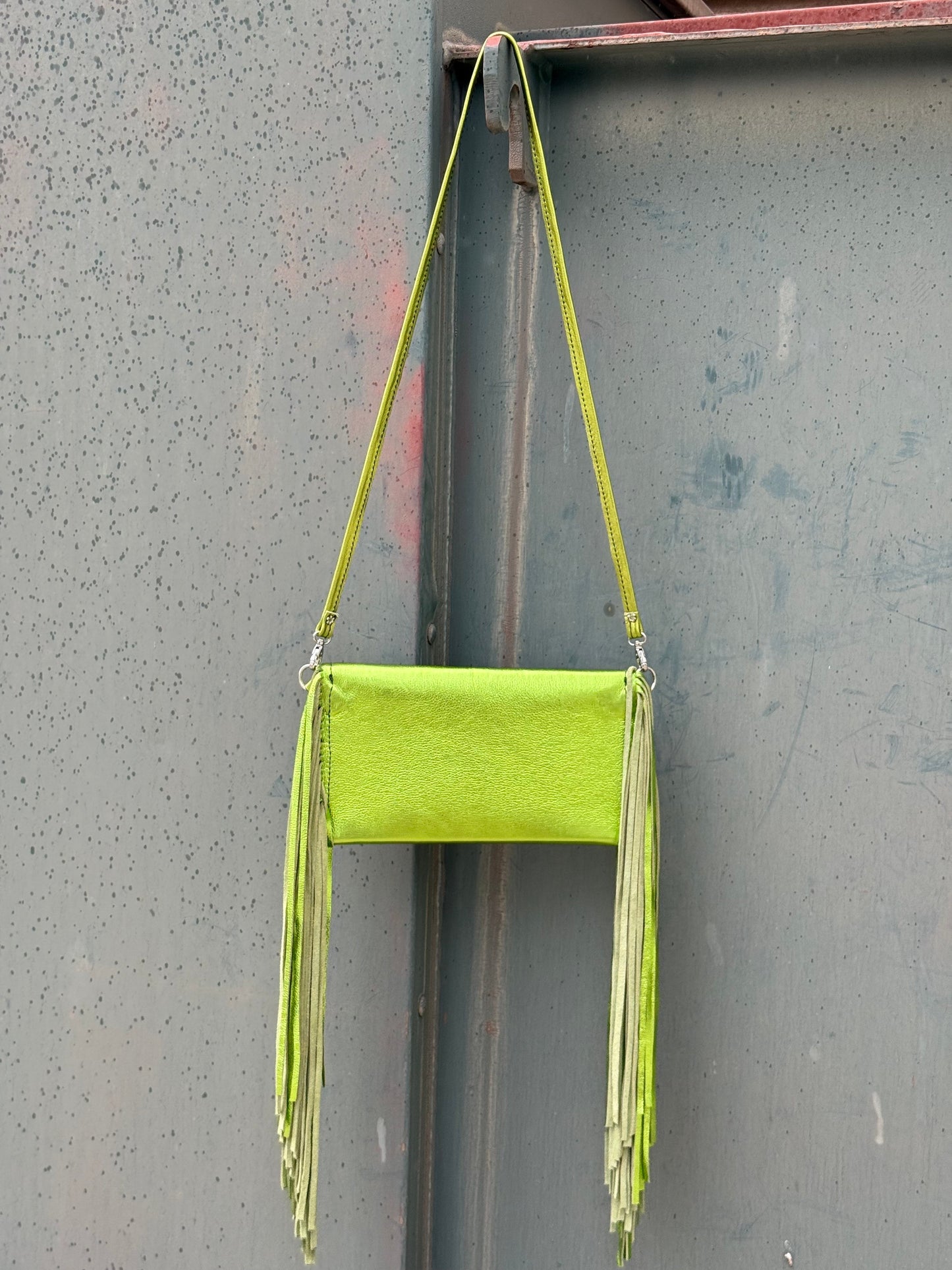 Alamo Saddlery Fringe Clutch- Prickly Pear