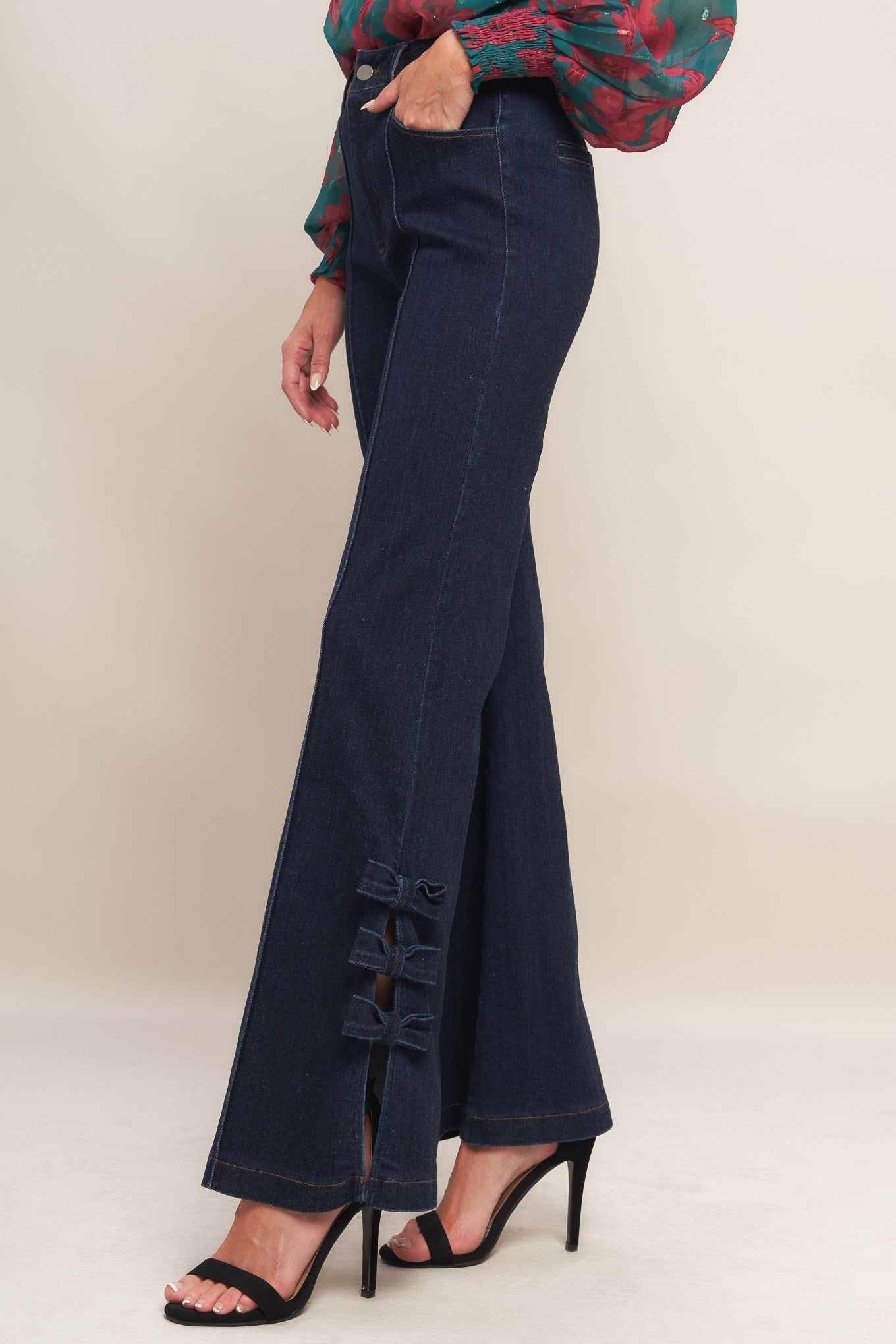 Flying Tomato Vintage Icon Dark Indigo Denim Pants