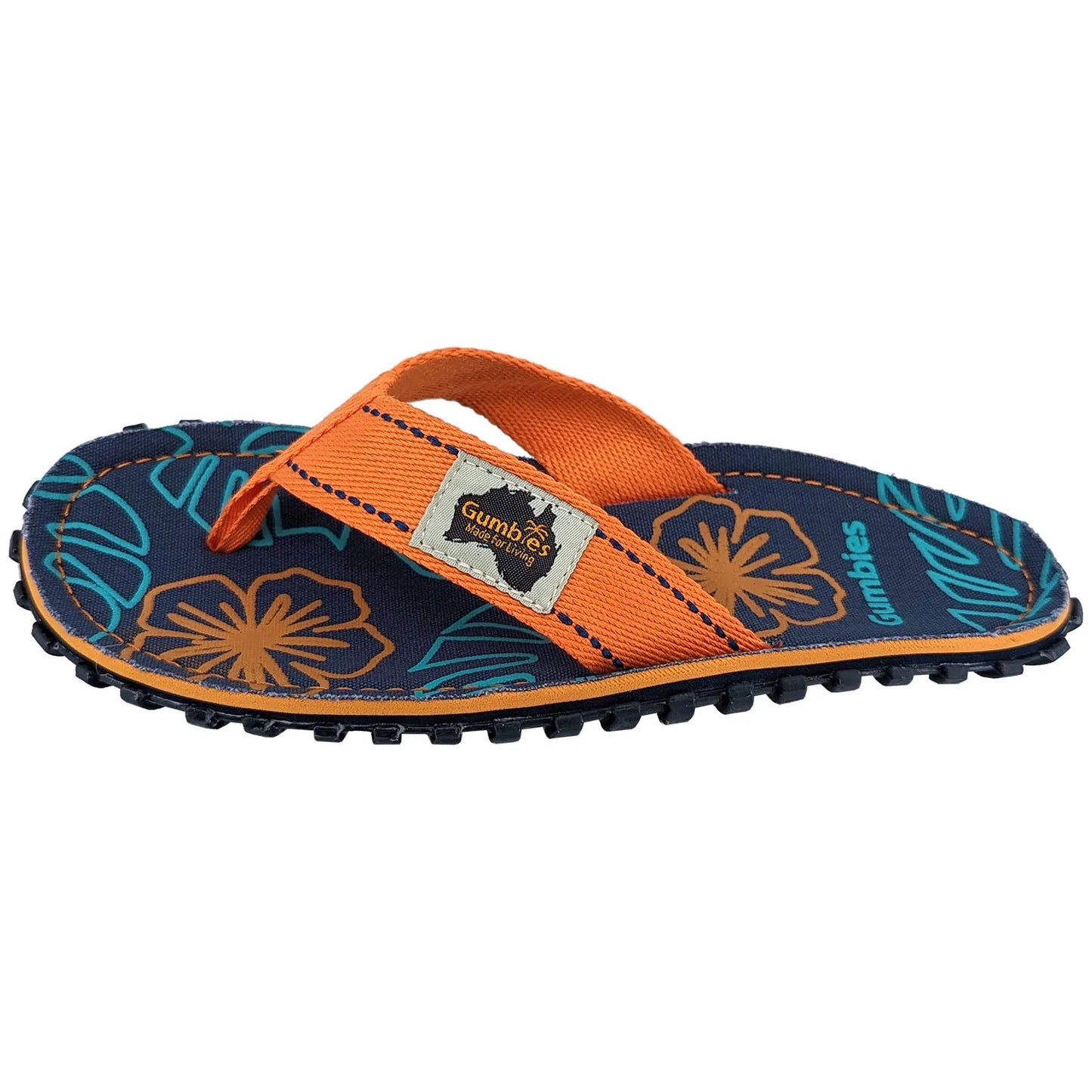 Islander Flip-Flops - Women's - Orange Hibiscus