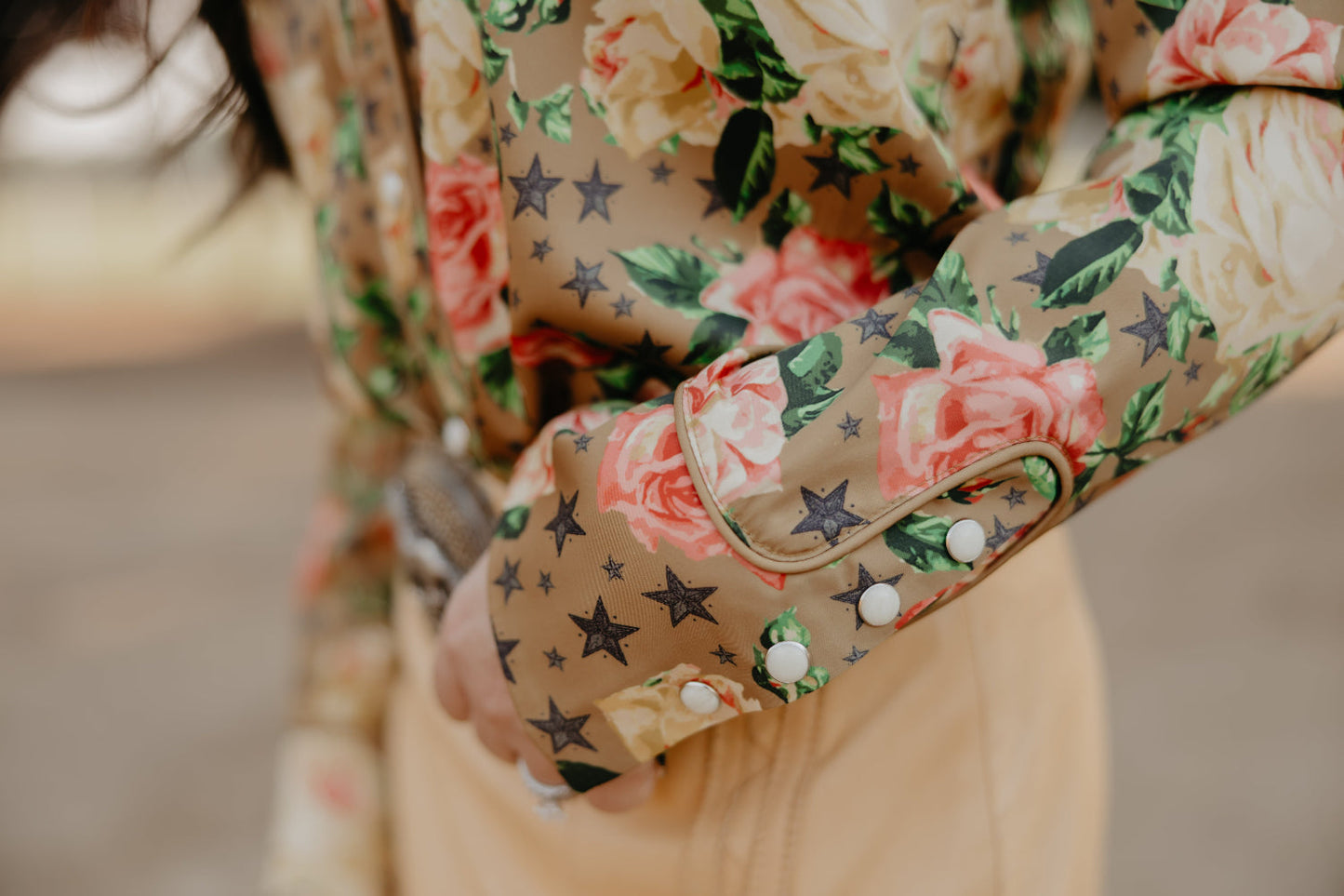 Rodeo Quincy Wildflower Wishes Button Up Large or XL