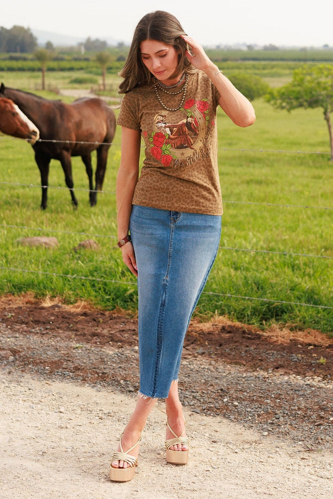 Rodeo Quincy Garden Gate Cowgirl Skirt