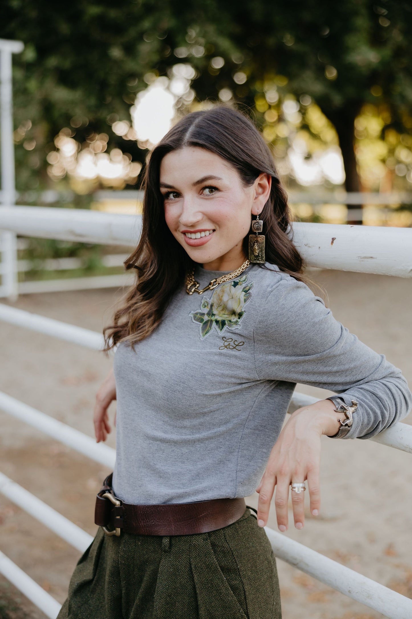 Rodeo Quincy Nevada Rose Long Sleeve