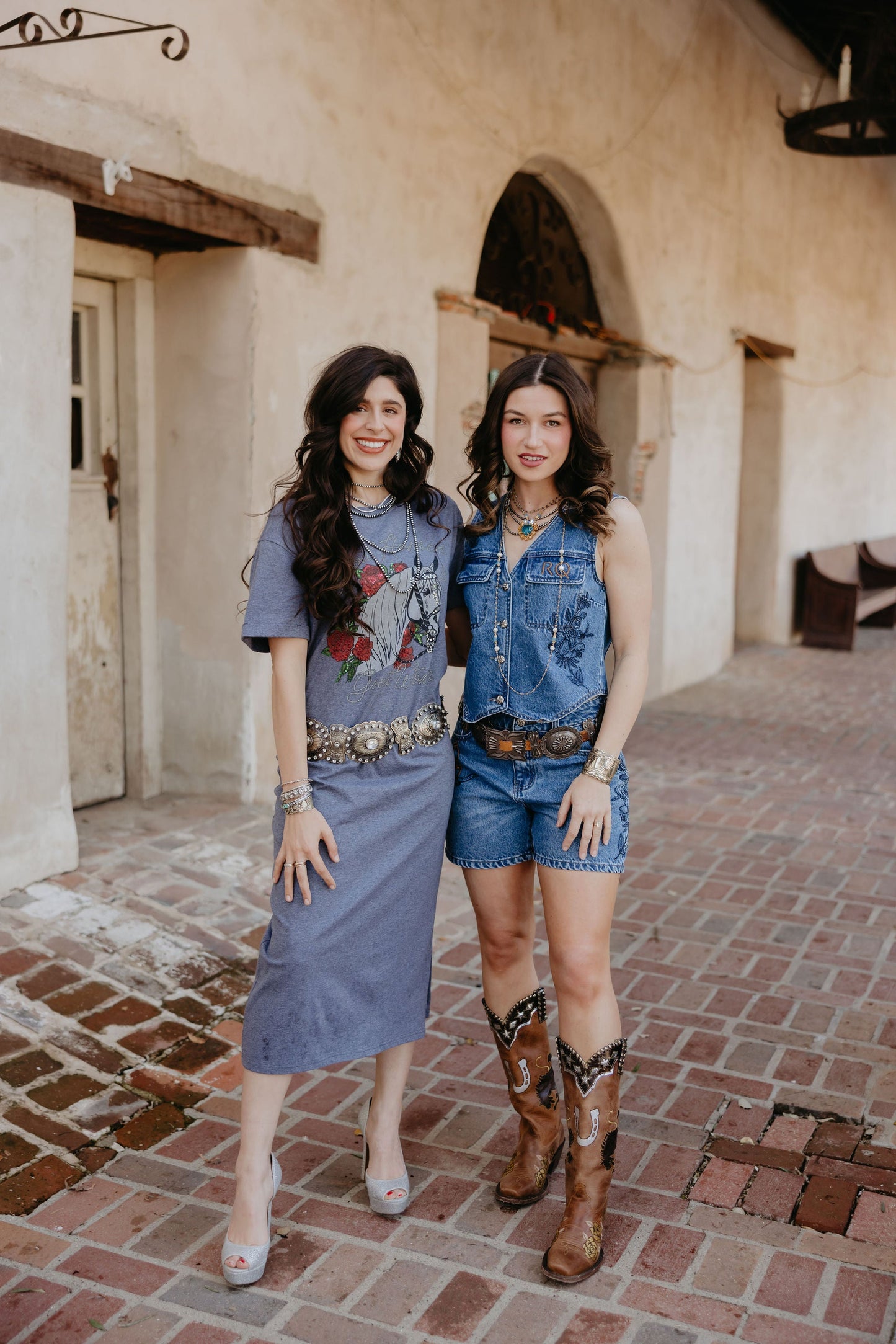 Rodeo Quincy Camarillo White Horses Dress