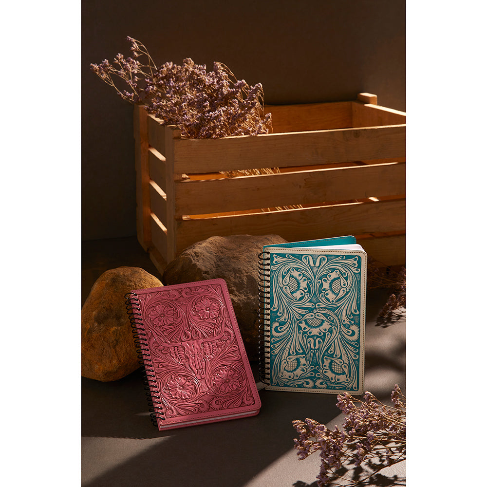 Myra Steerhallow Canyon Diary in Frosted Turquoise