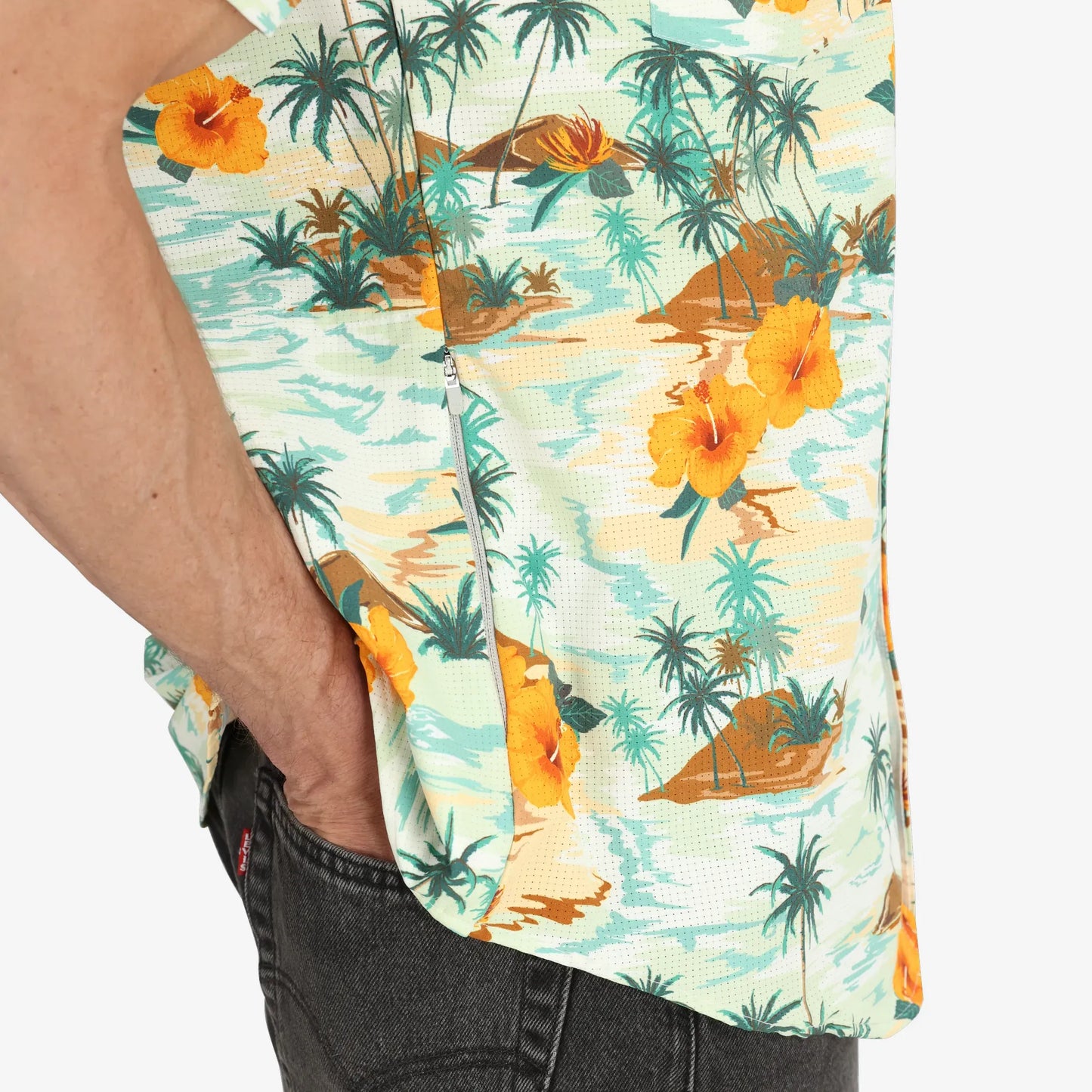 Men's Enduro Aloha Hawaiian Tech Shirt