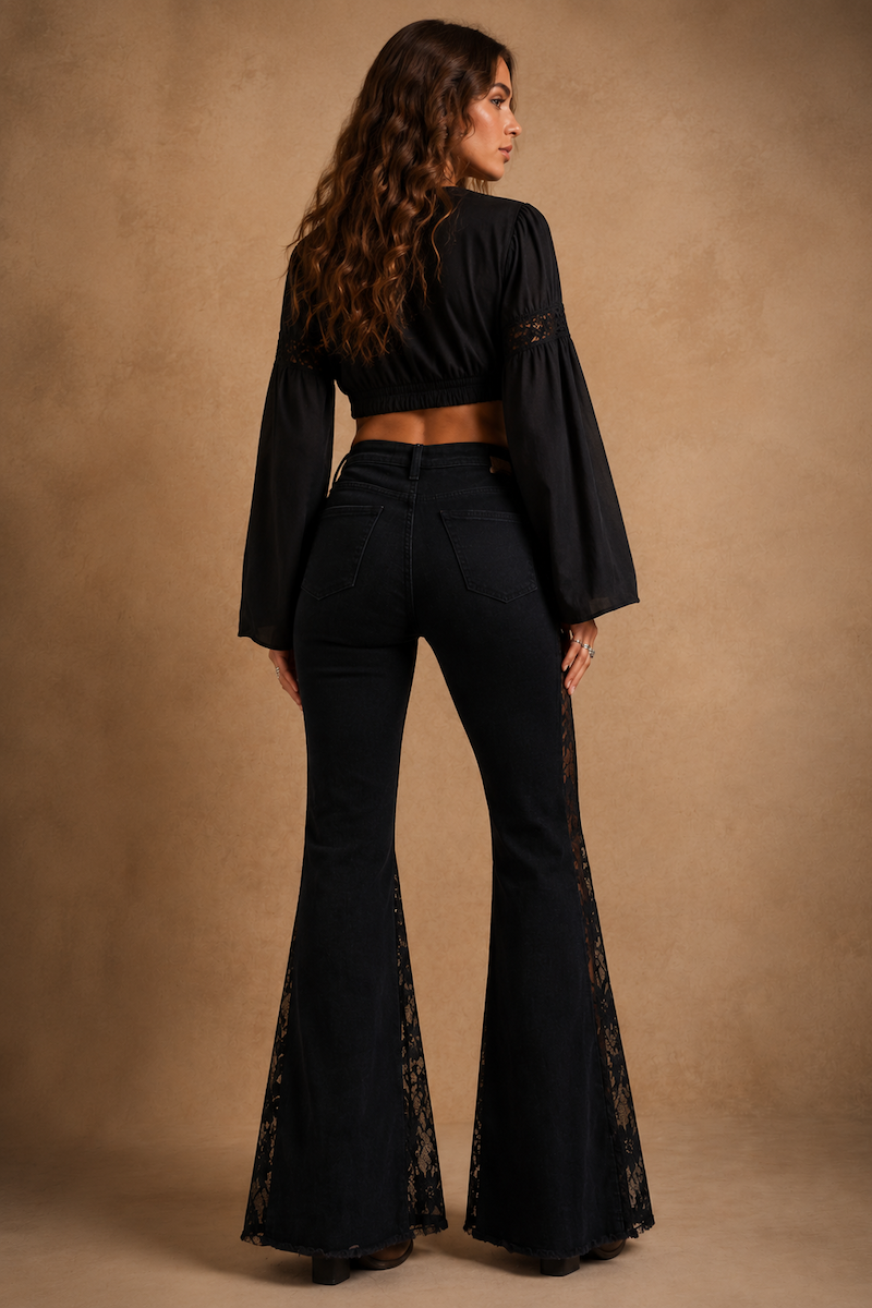 Baha Ranch GjG Raven Lace Flares Made in America