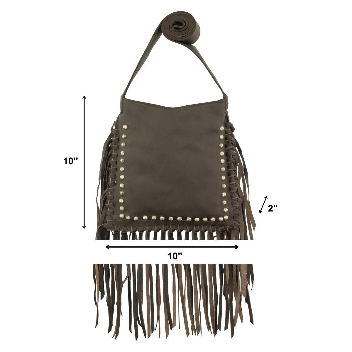 American West Handbags Fringed Cowgirl Messenger Crossbody choice of colors