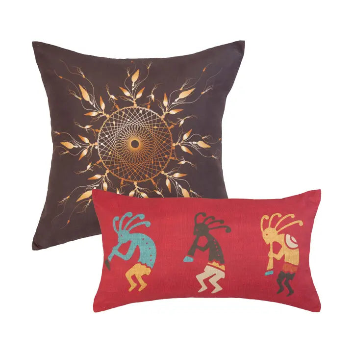 Accent Western Southwestern Cowboy Cowgirl Aztec Throw Pillow choice of styles