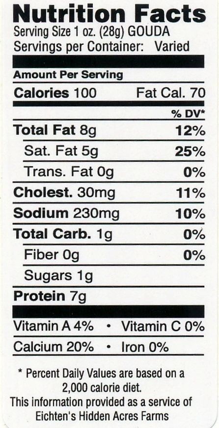 Eichten's Cheese Chipotle Pepper Gouda Cheese
