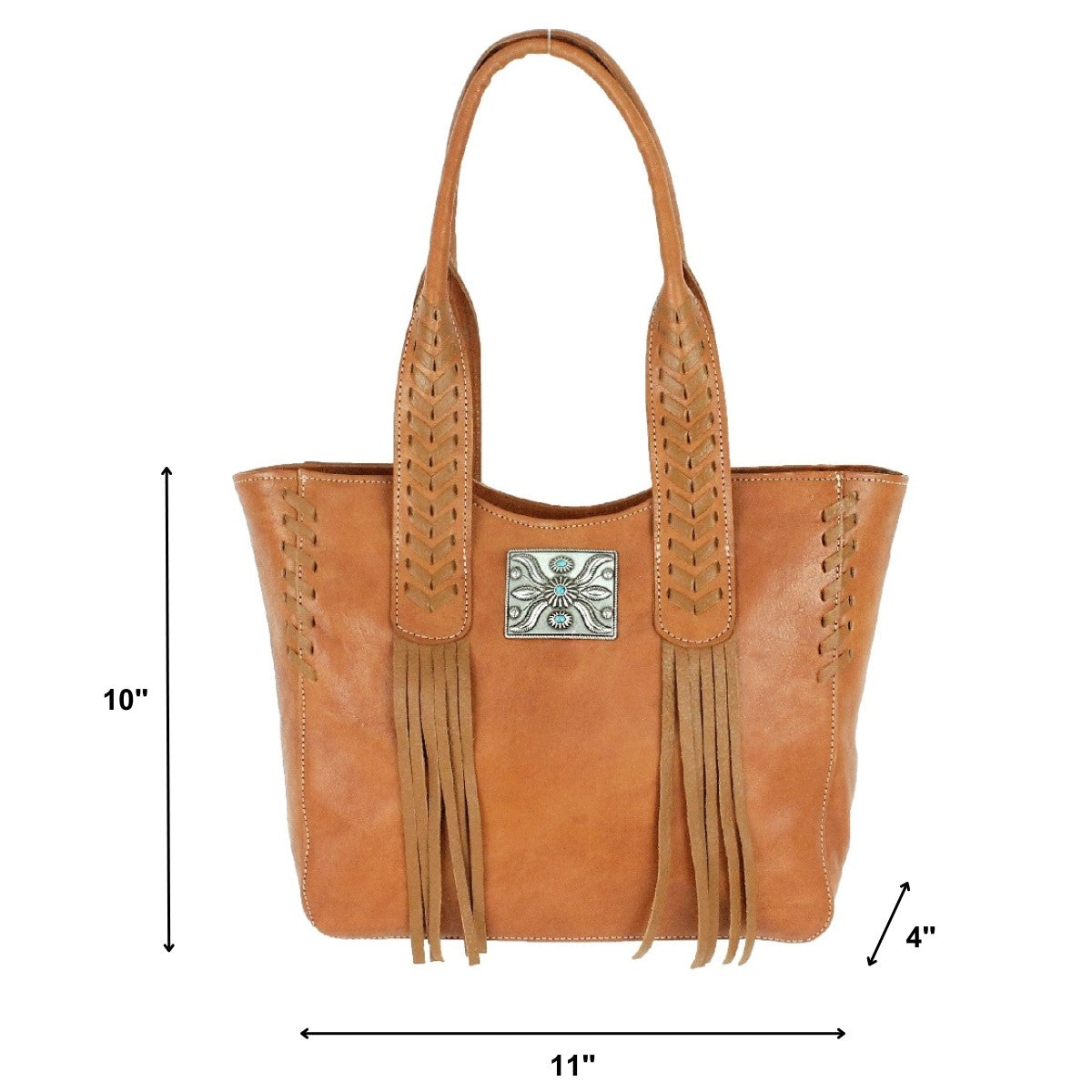 American West Handbags Mohave Canyon Small Zip-Top Tote Choice of Colors