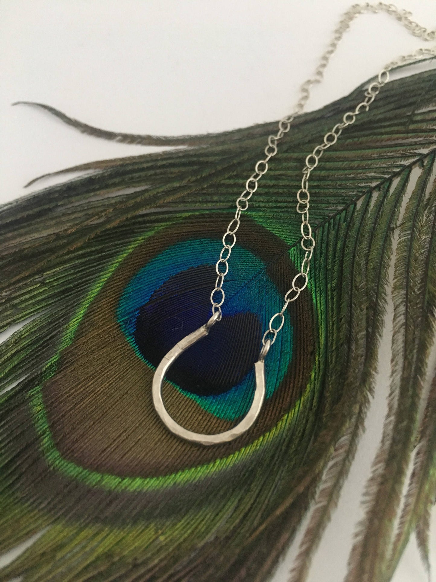 Lucky Horseshoe Charm Necklace by Jennifer Cervelli Jewelry