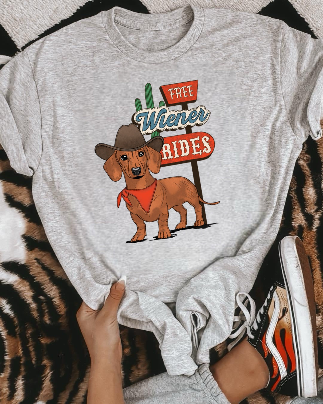 Free Wiener Rides Graphic Shirt – Graphic Tee, Long Sleeve & Crewneck